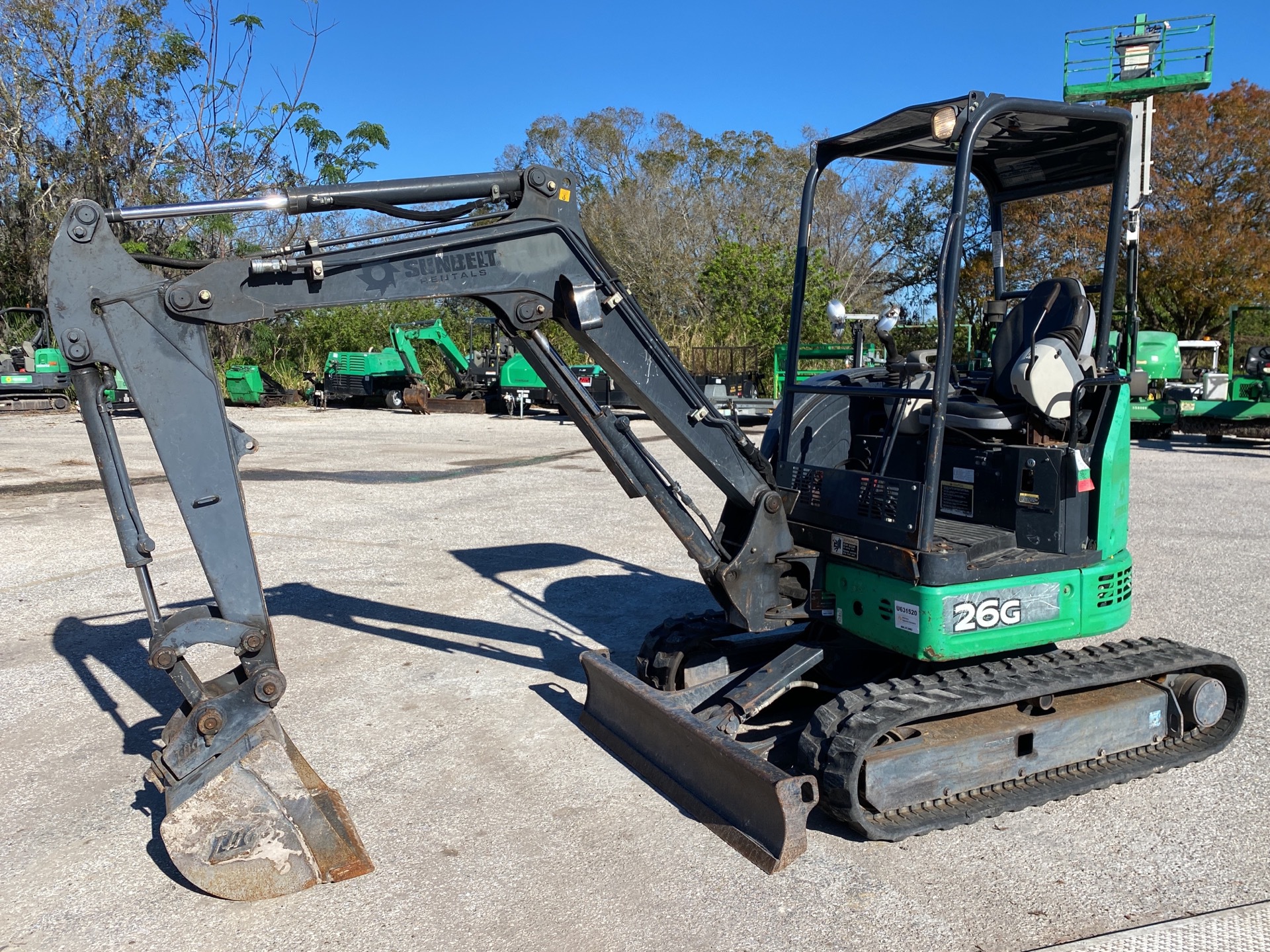 2016 John Deere 26G Mini Excavator