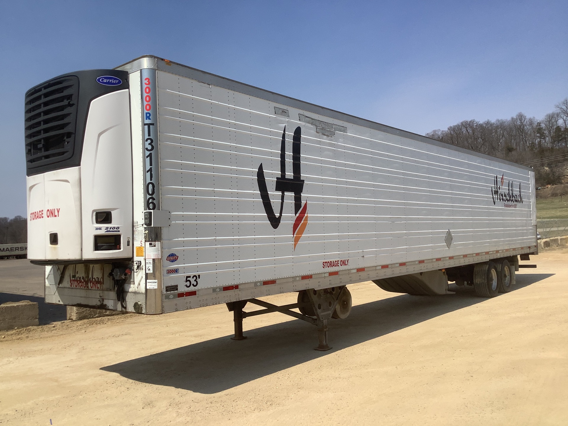 2013 Utility VS2RA 53 ft x 102 in T/A Refrigerated Trailer