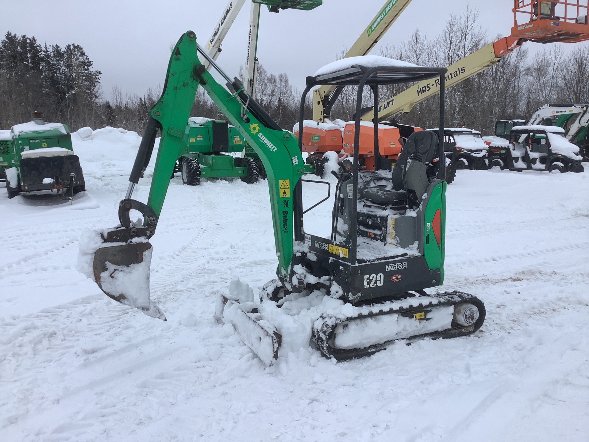 2015 Bobcat E20 Mini Excavator