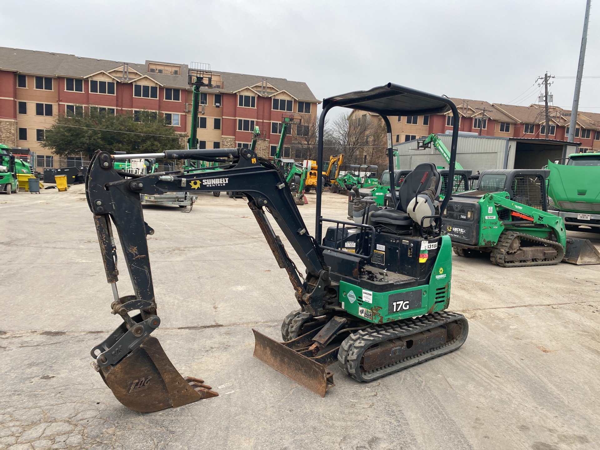 2016 John Deere 17G Mini Excavator