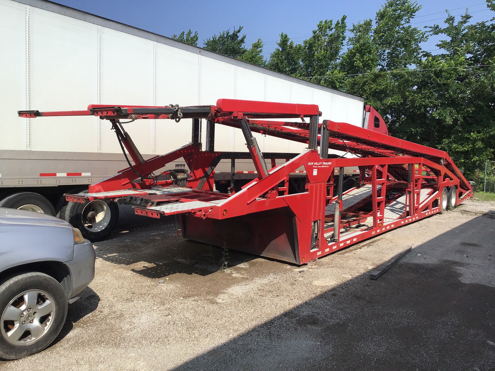 2013 Sun Valley  T/A 8 Car Open Car Carrier Trailer