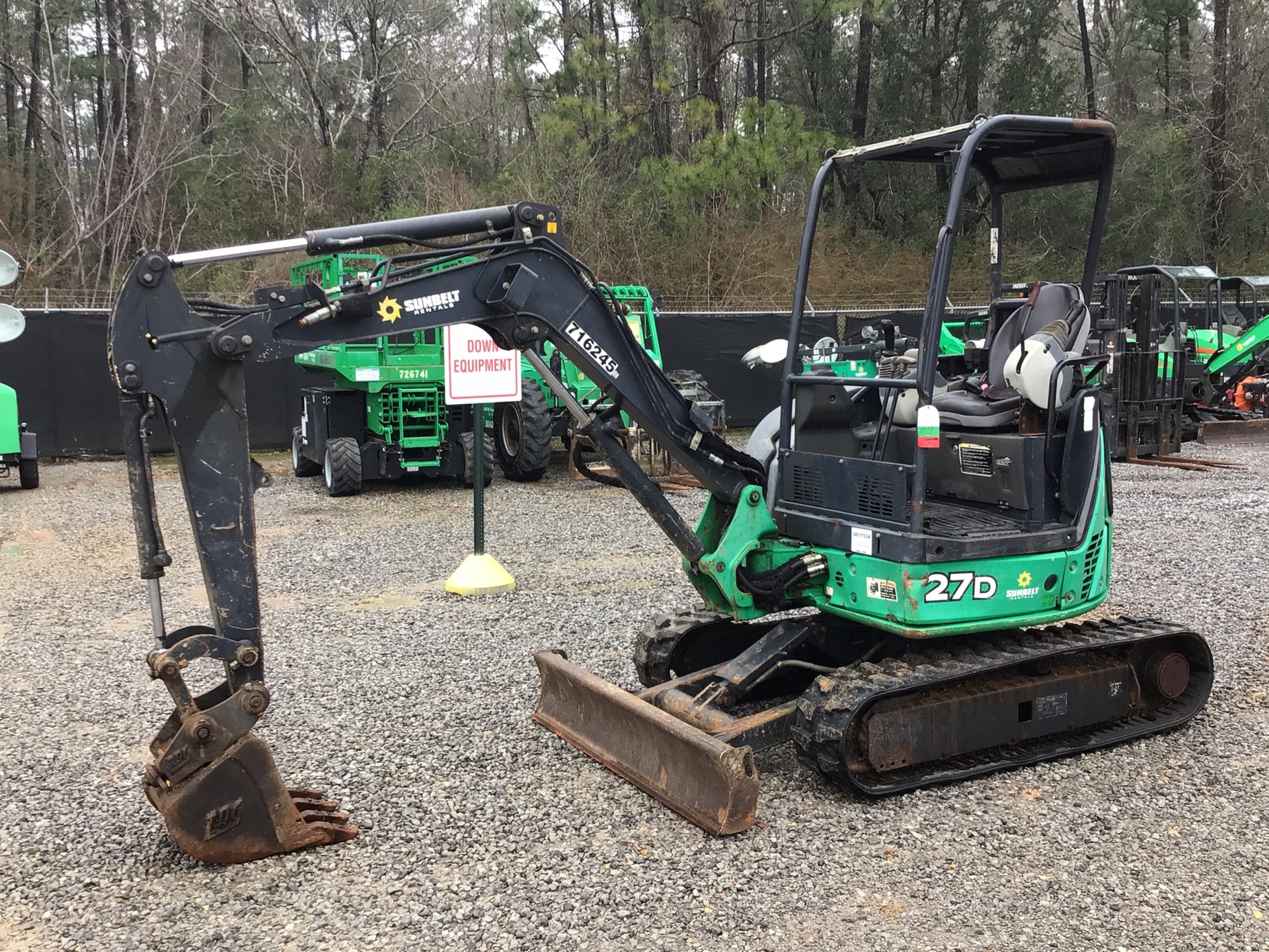 2015 John Deere 27D Mini Excavator