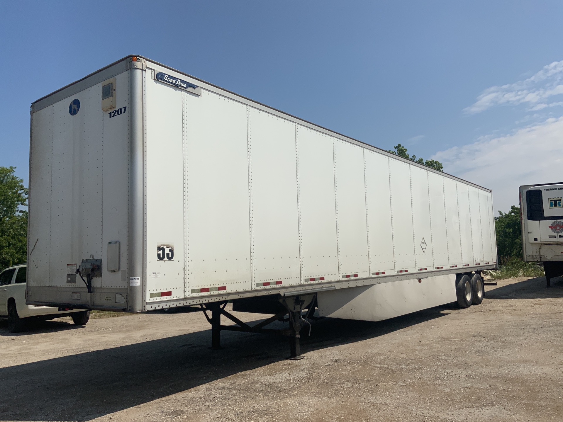 2012 Great Dane  53 ft x 102 in T/A Van Trailer