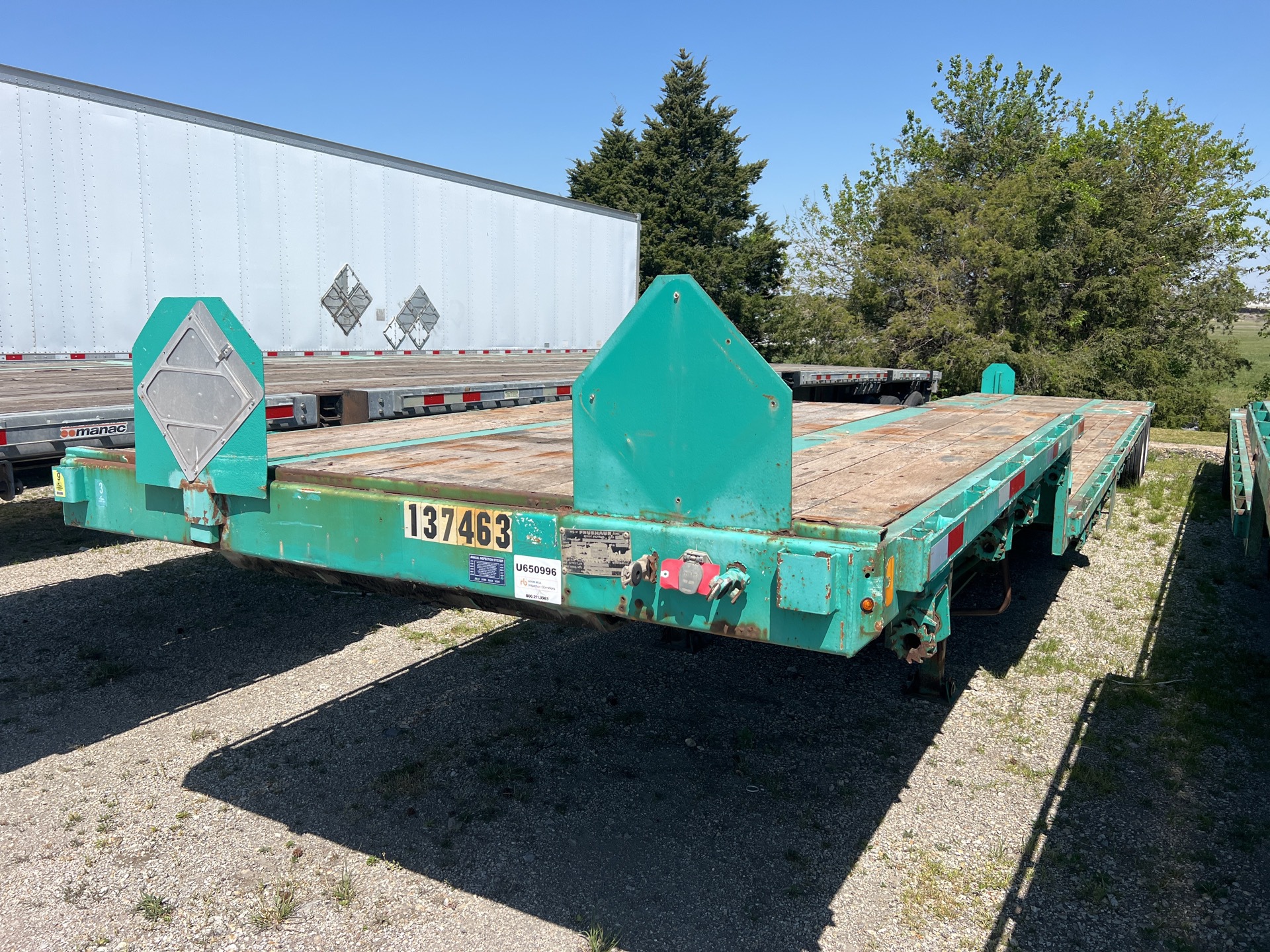 1995 Fruehauf 48 ft T/A Step Deck Trailer