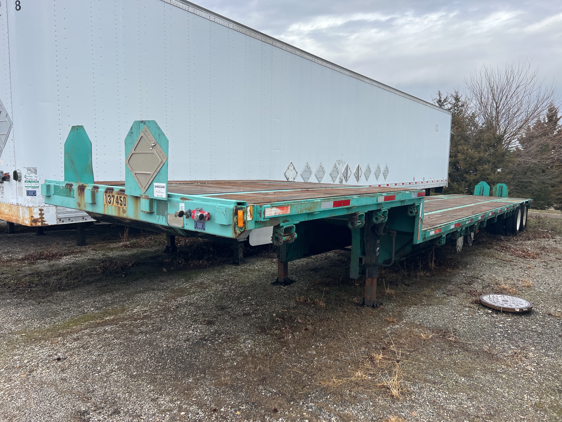 1995 Fruehauf 48 ft T/A Step Deck Trailer