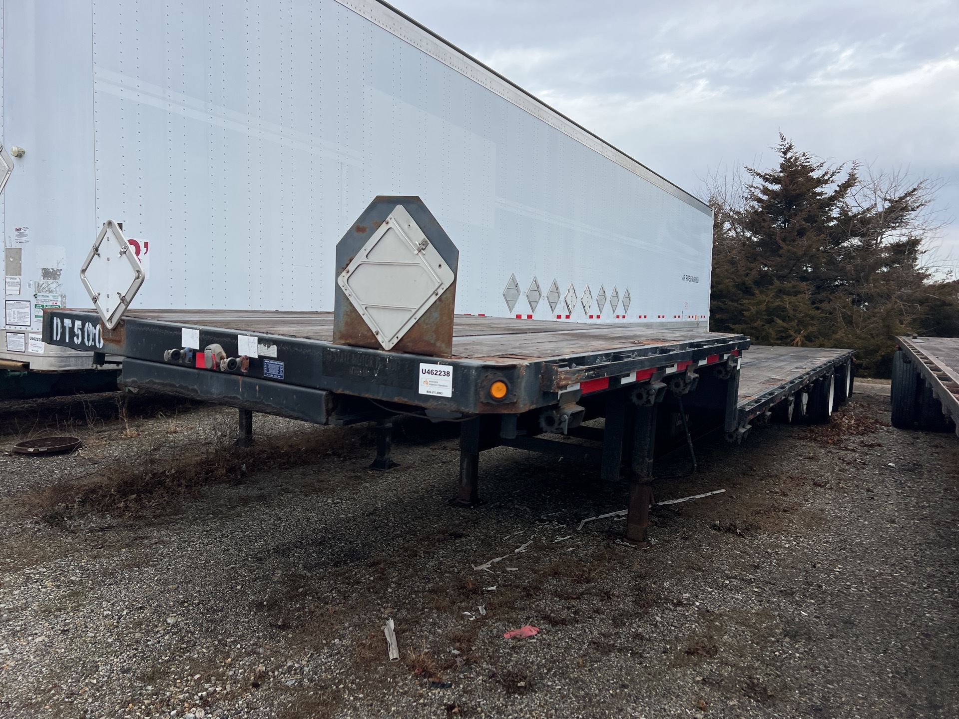 2012 Pratt 48 ft T/A Step Deck Trailer