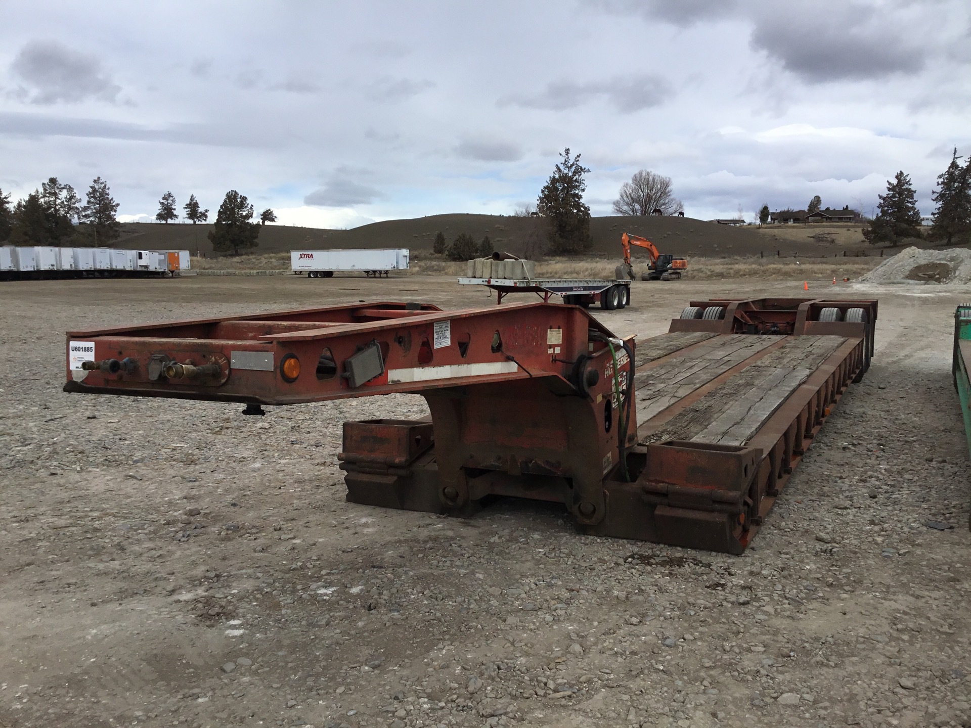 1998 Trail King T/A Removable Gooseneck Lowboy Trailer