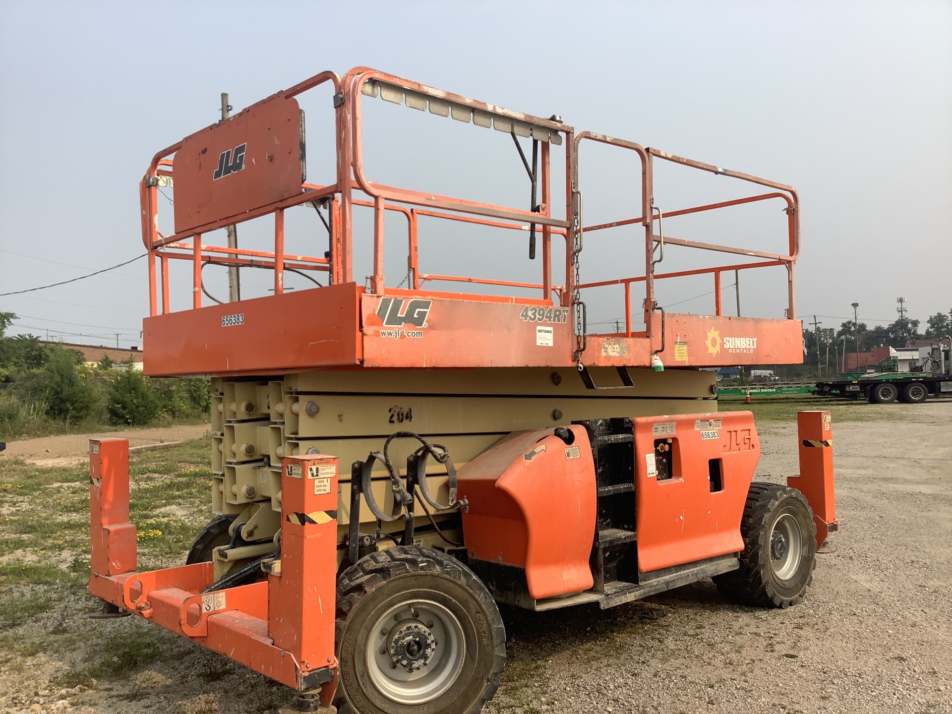 2014 JLG 4394 RT Dual Fuel Scissor Lift