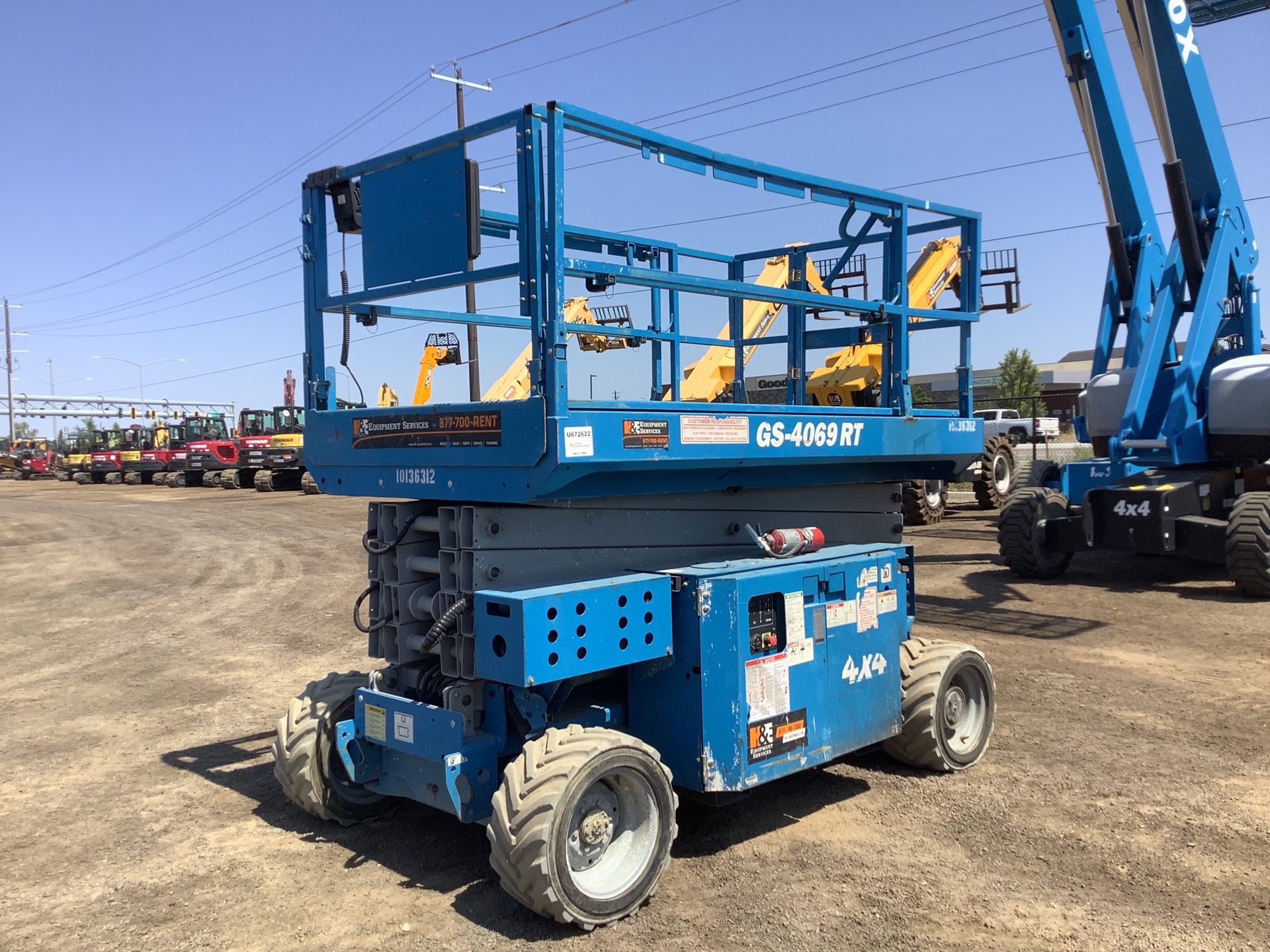 2014 Genie GS4069RT Diesel 4x4 Scissor Lift