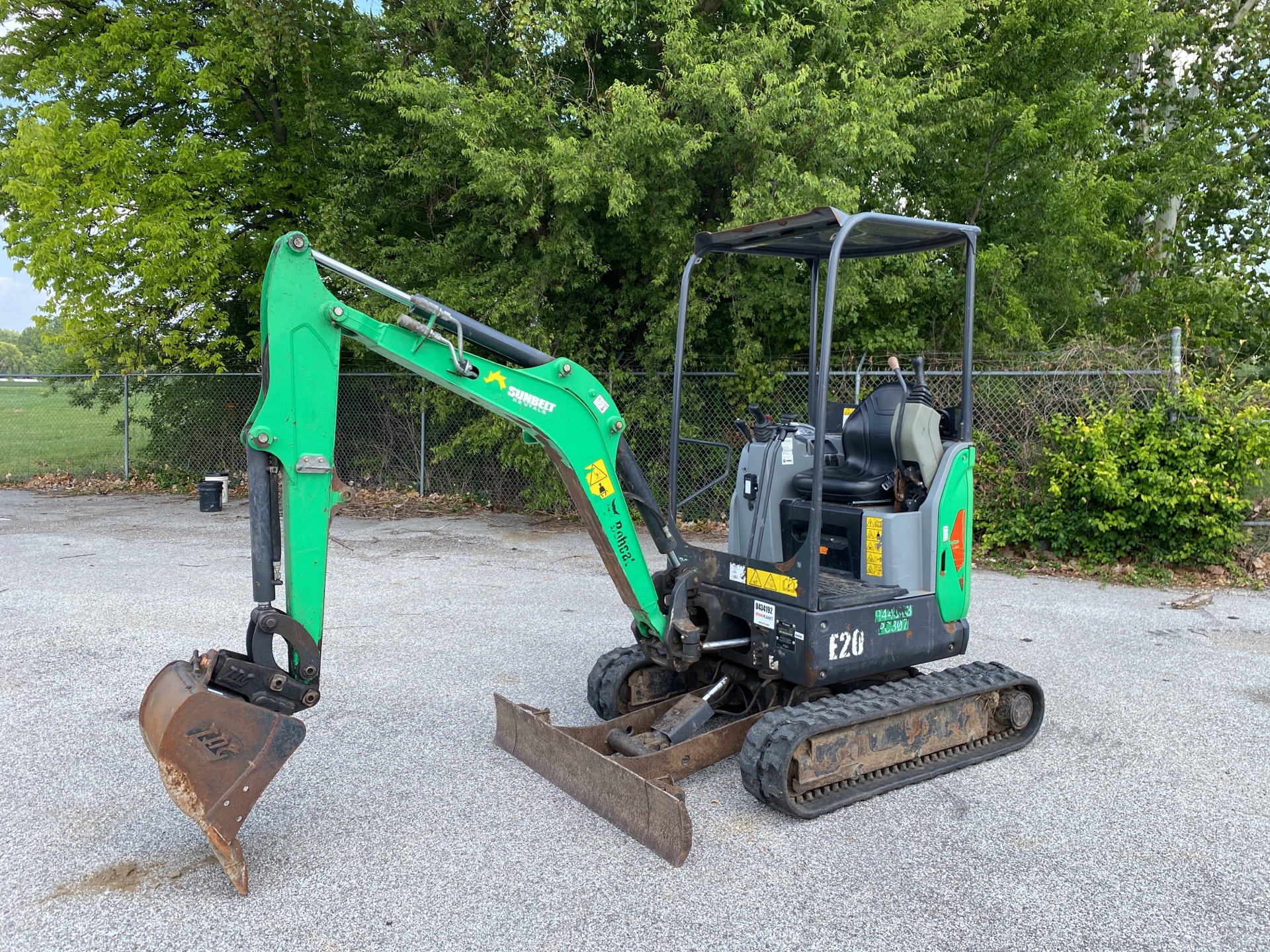 2016 Bobcat E20 Mini Excavator