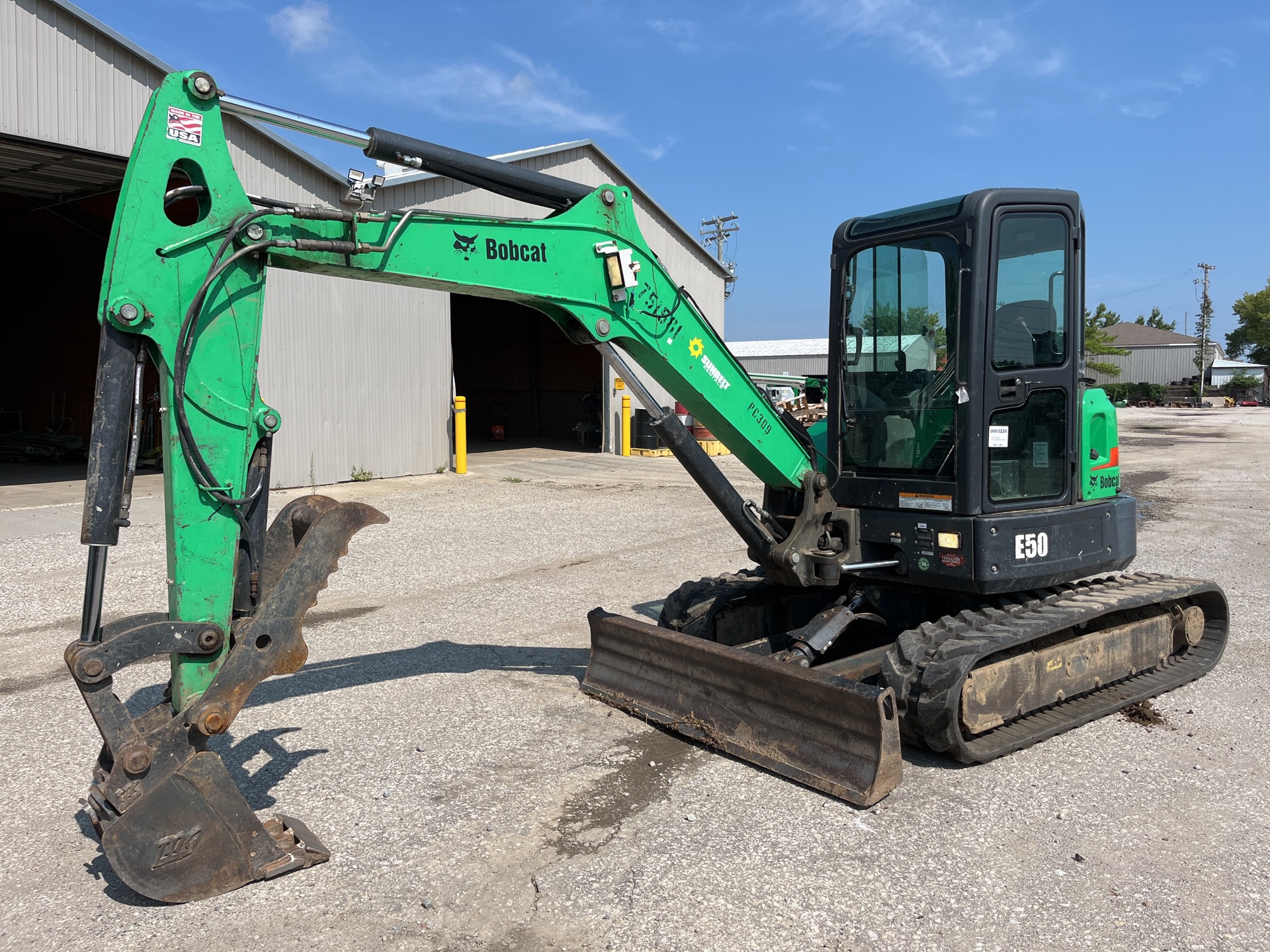 2015 Bobcat E50 Mini Excavator