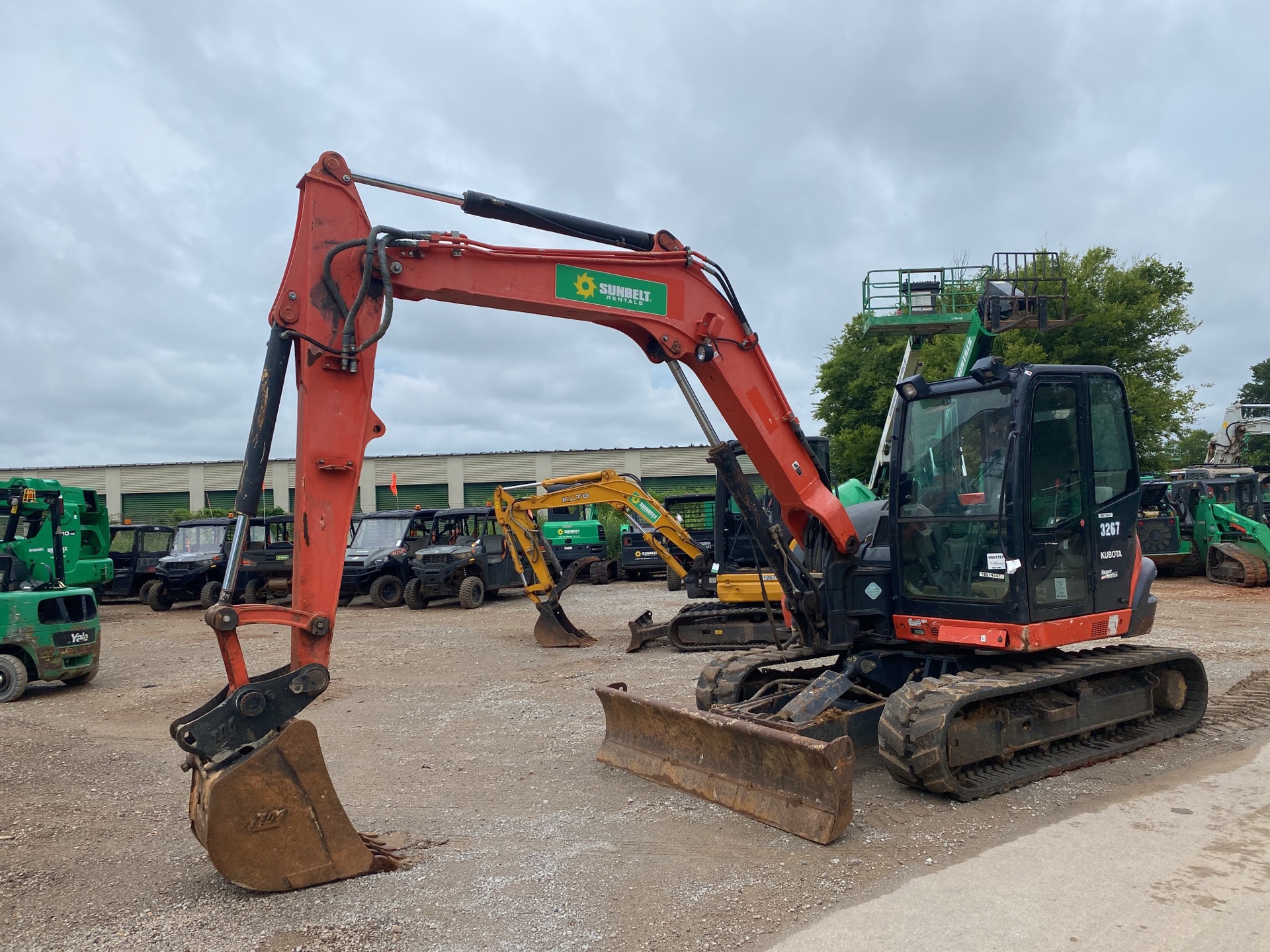 2018 Kubota KX080-4S Mini Excavator