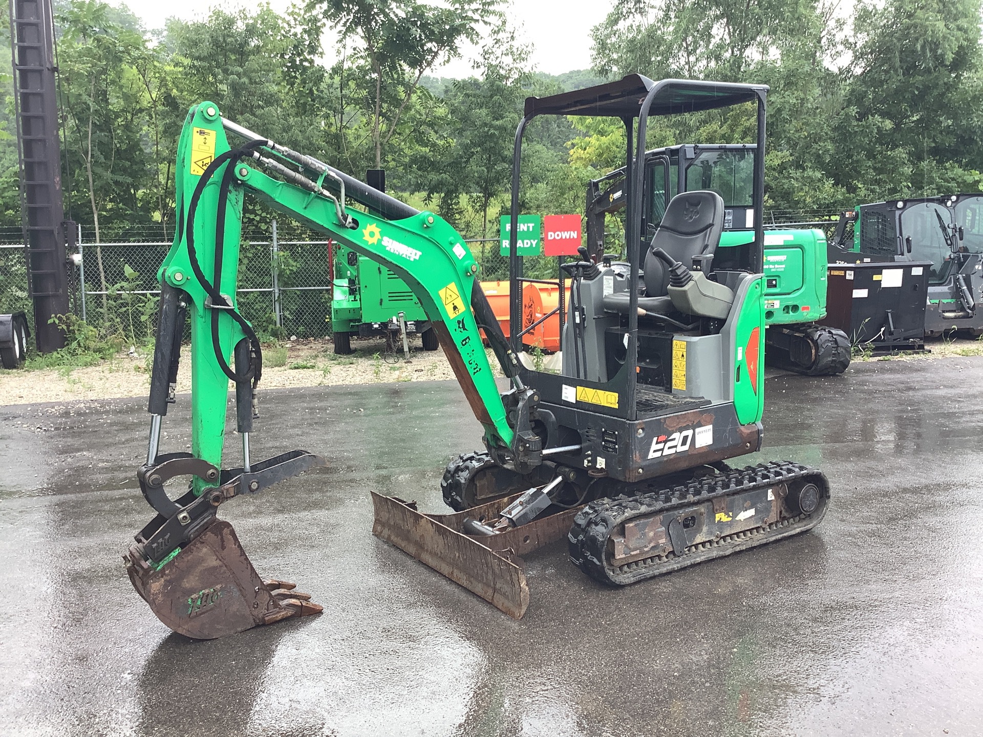 2017 Bobcat E20 Mini Excavator