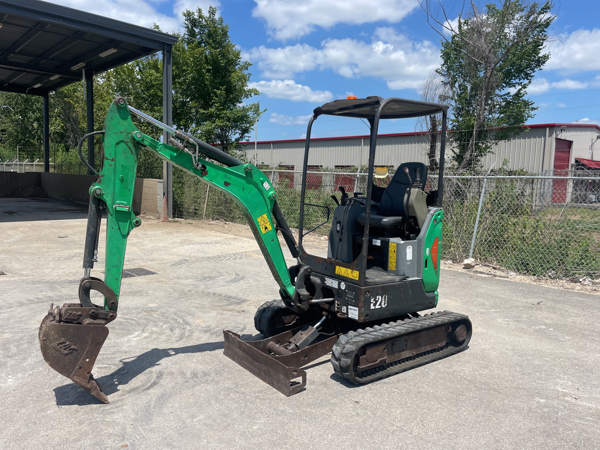 2016 Bobcat E20 Mini Excavator