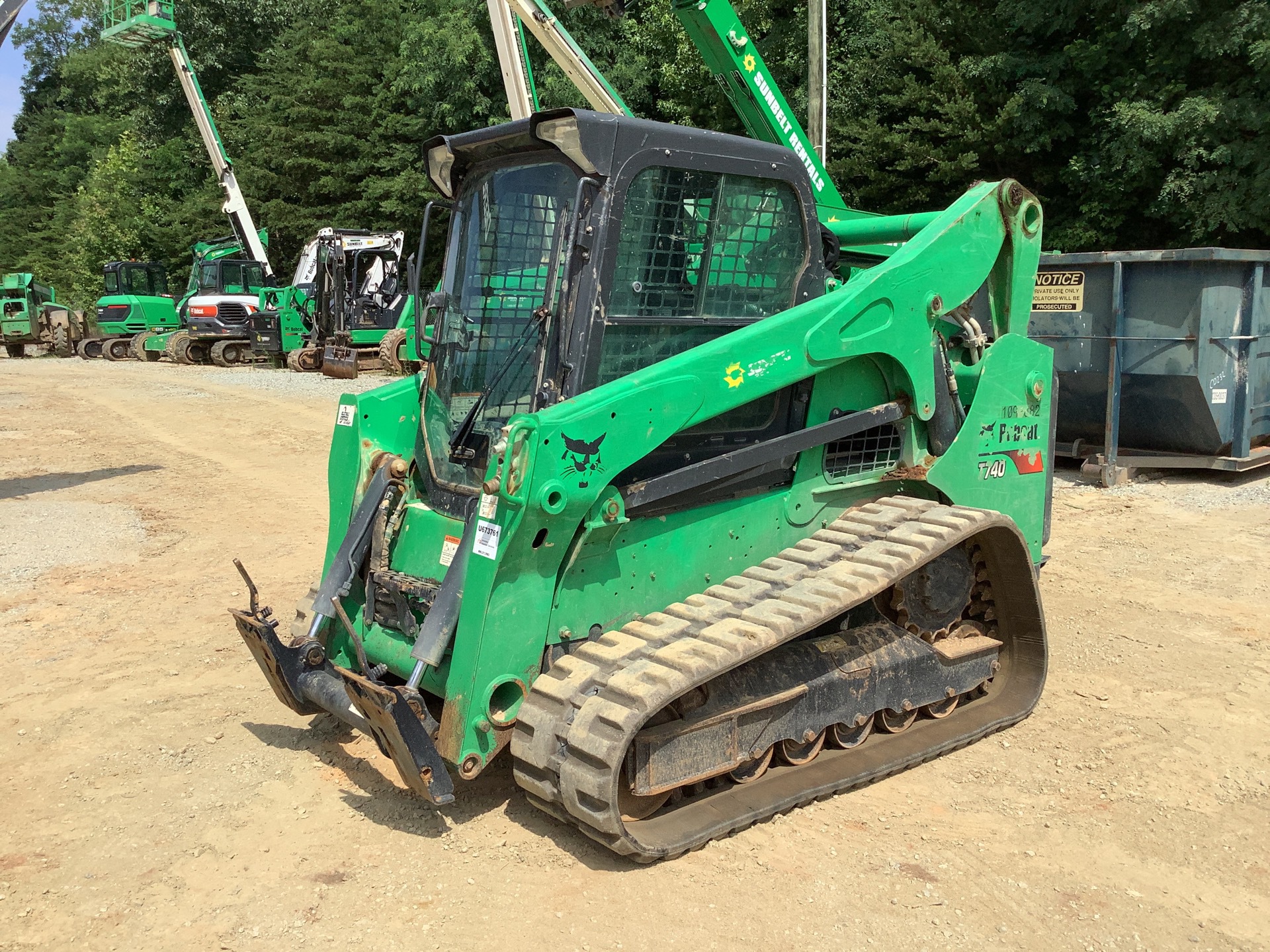 2018 Bobcat T740 Compact Track Loader