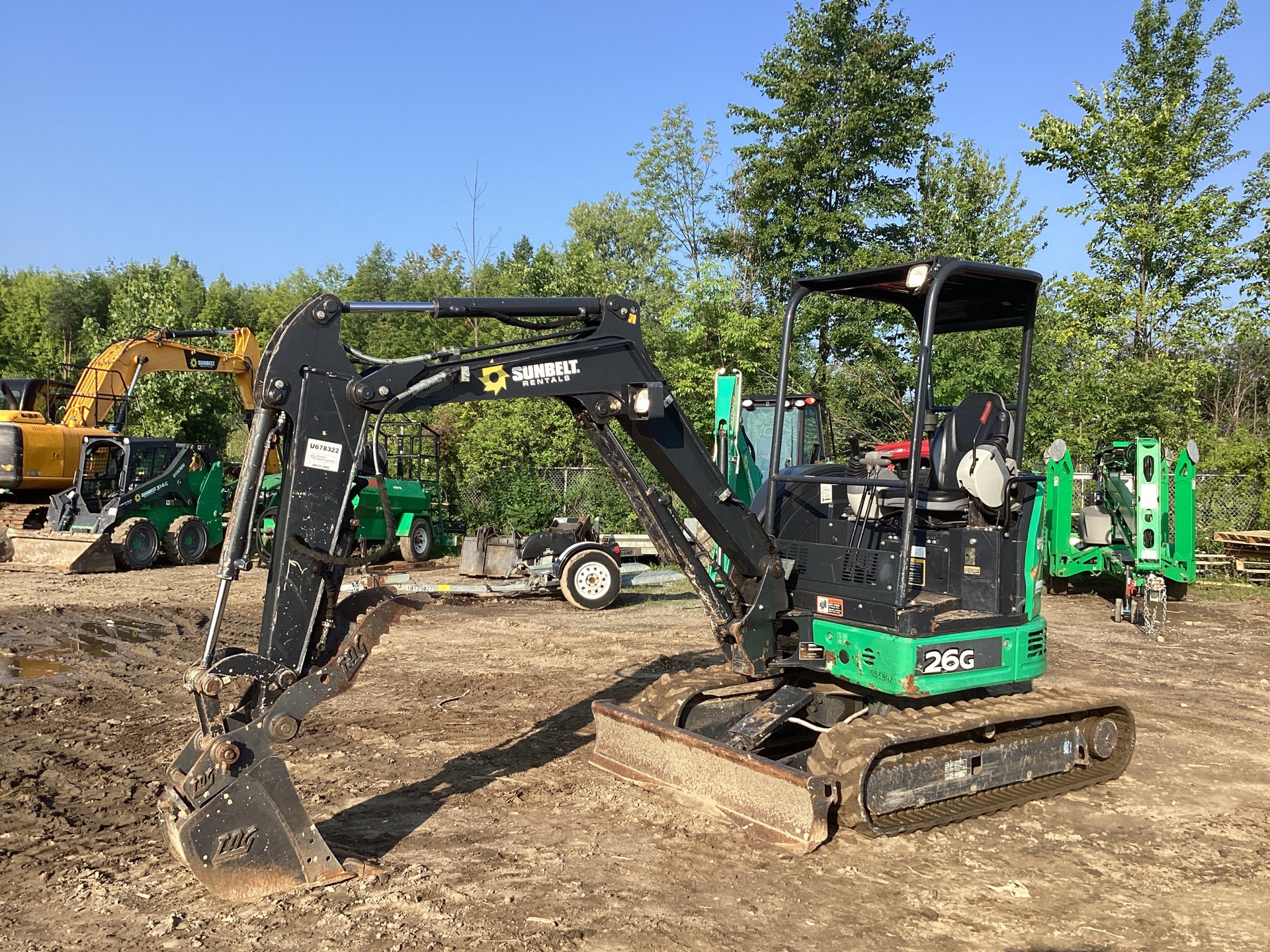 2017 John Deere 26G Mini Excavator