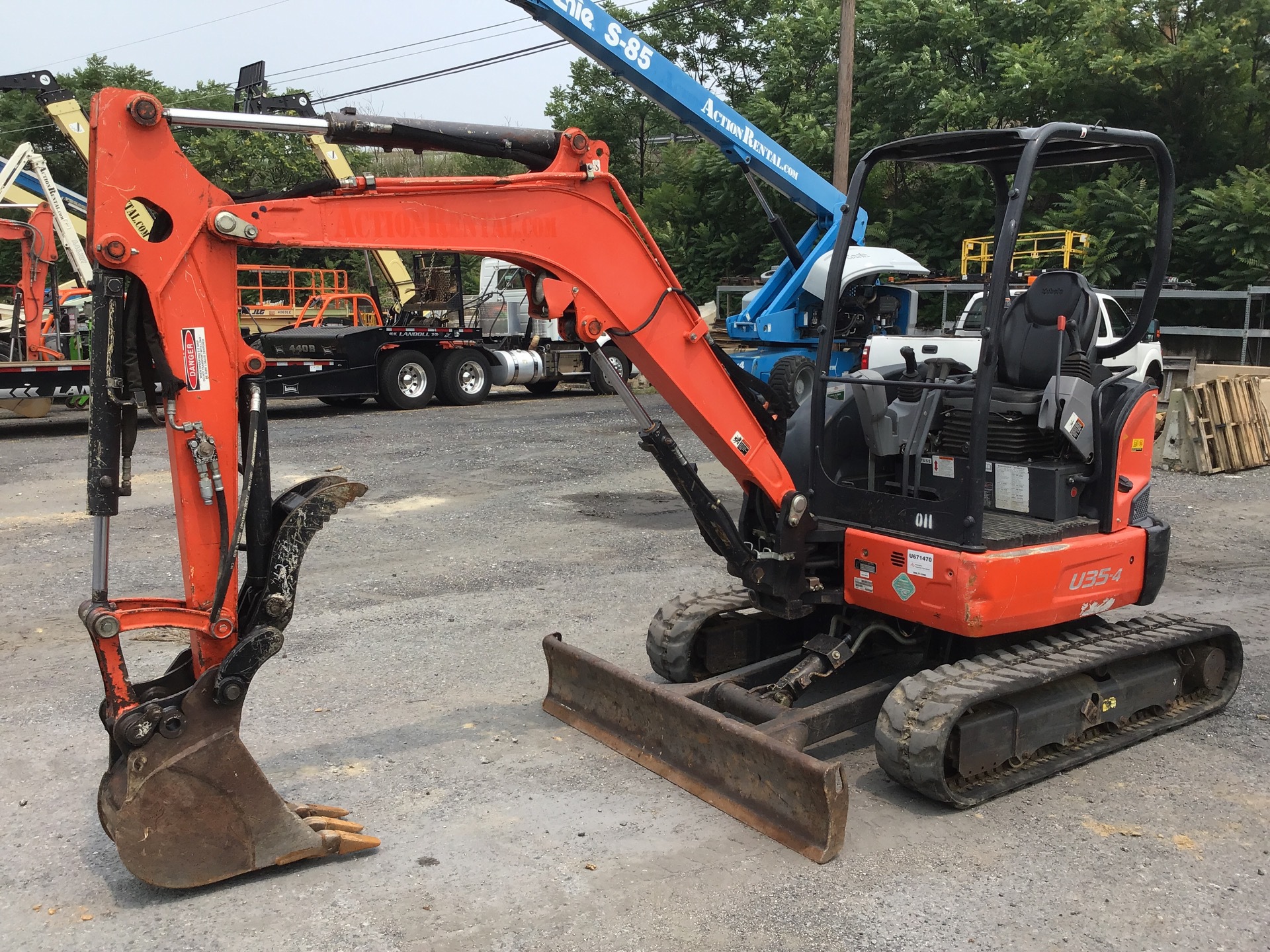 2017 Kubota U35-4 Mini Excavator