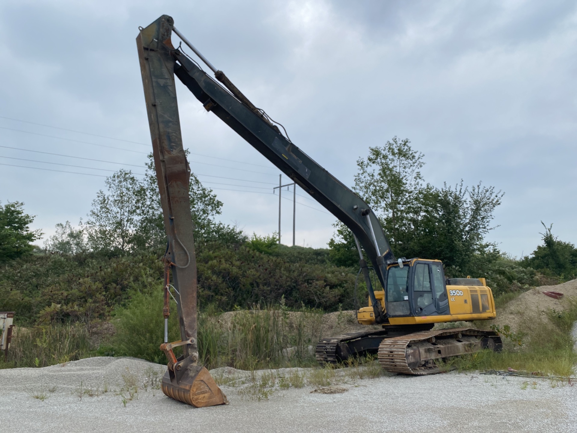 2008 John Deere 350DLC Long Reach Tracked Excavator