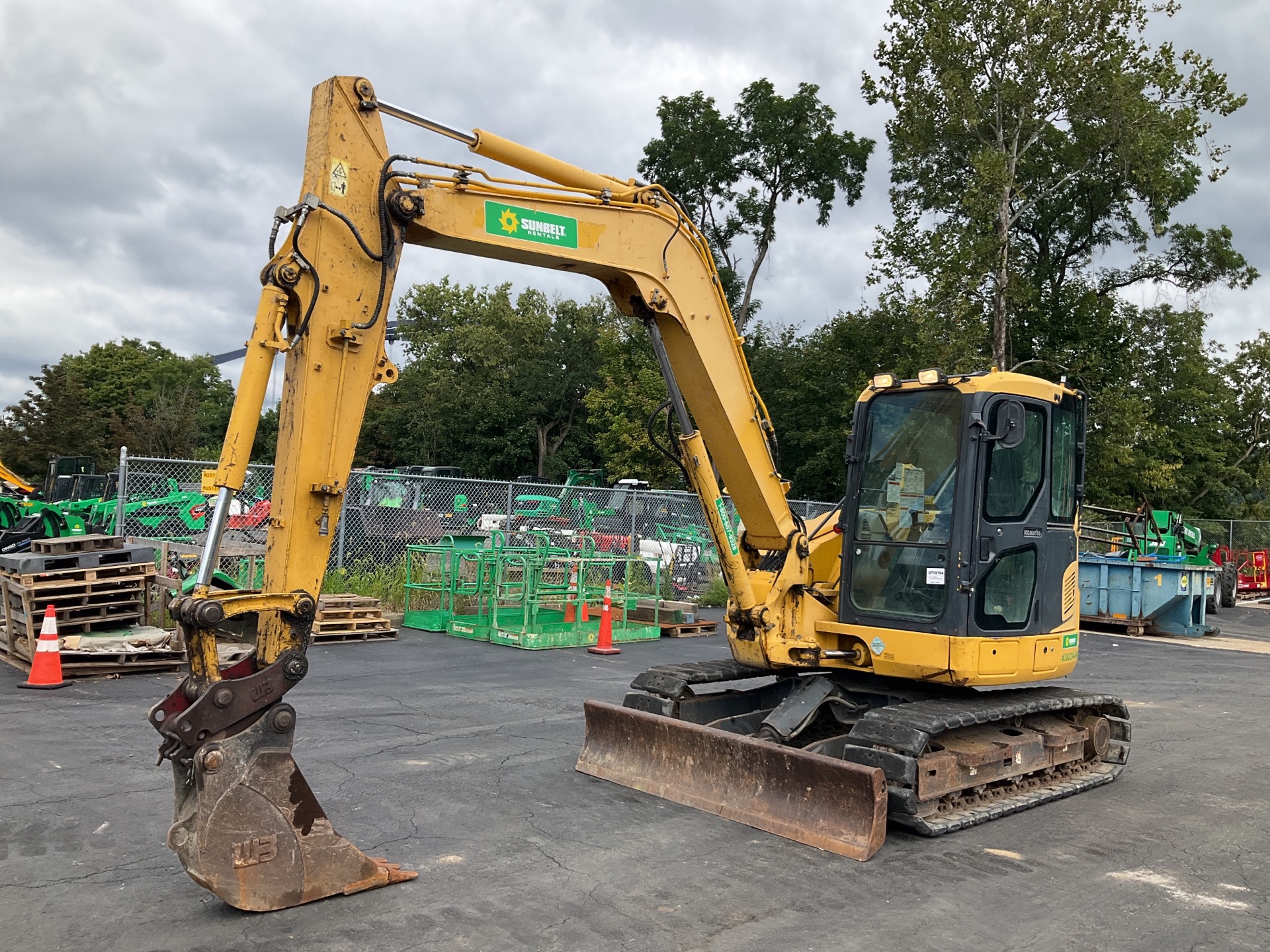 2014 Komatsu PC88MR-10 Tracked Excavator