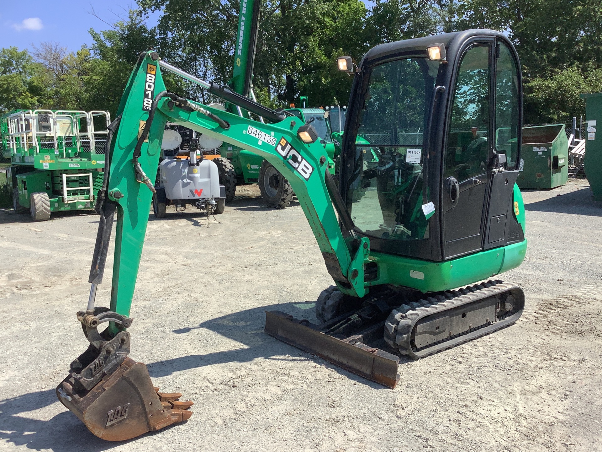 2016 JCB 8018CTS Mini Excavator