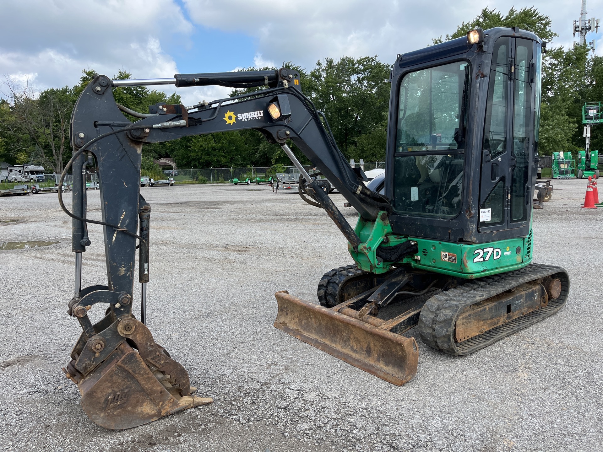 2014 John Deere 27D Mini Excavator