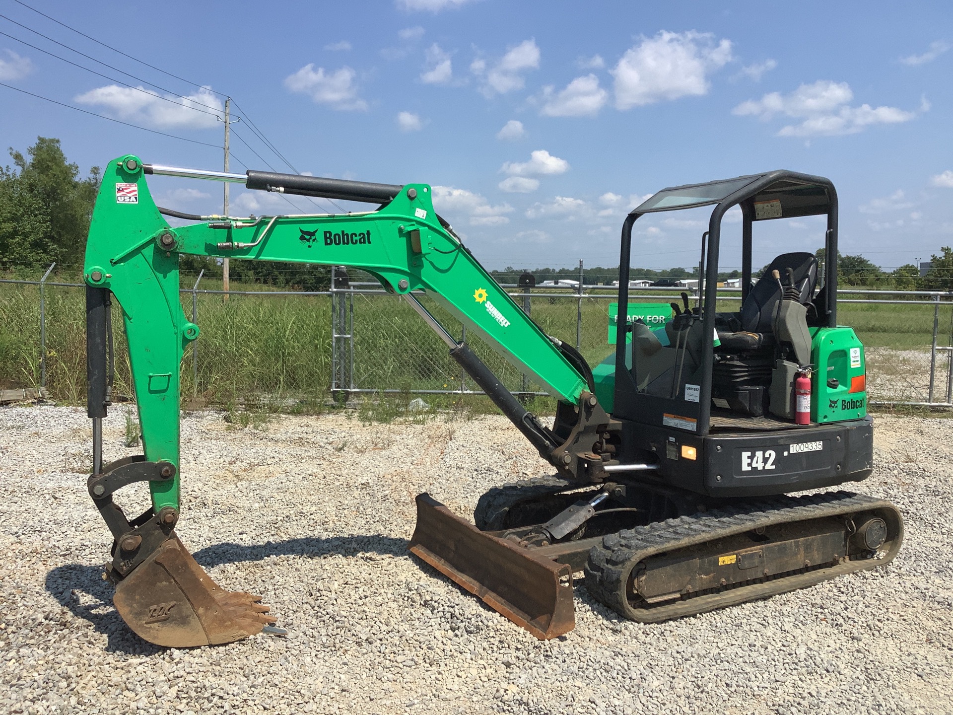 2017 Bobcat E42 Mini Excavator