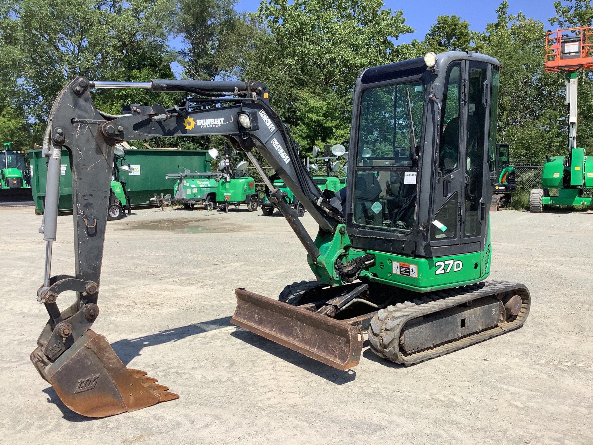 2014 John Deere 27D Mini Excavator