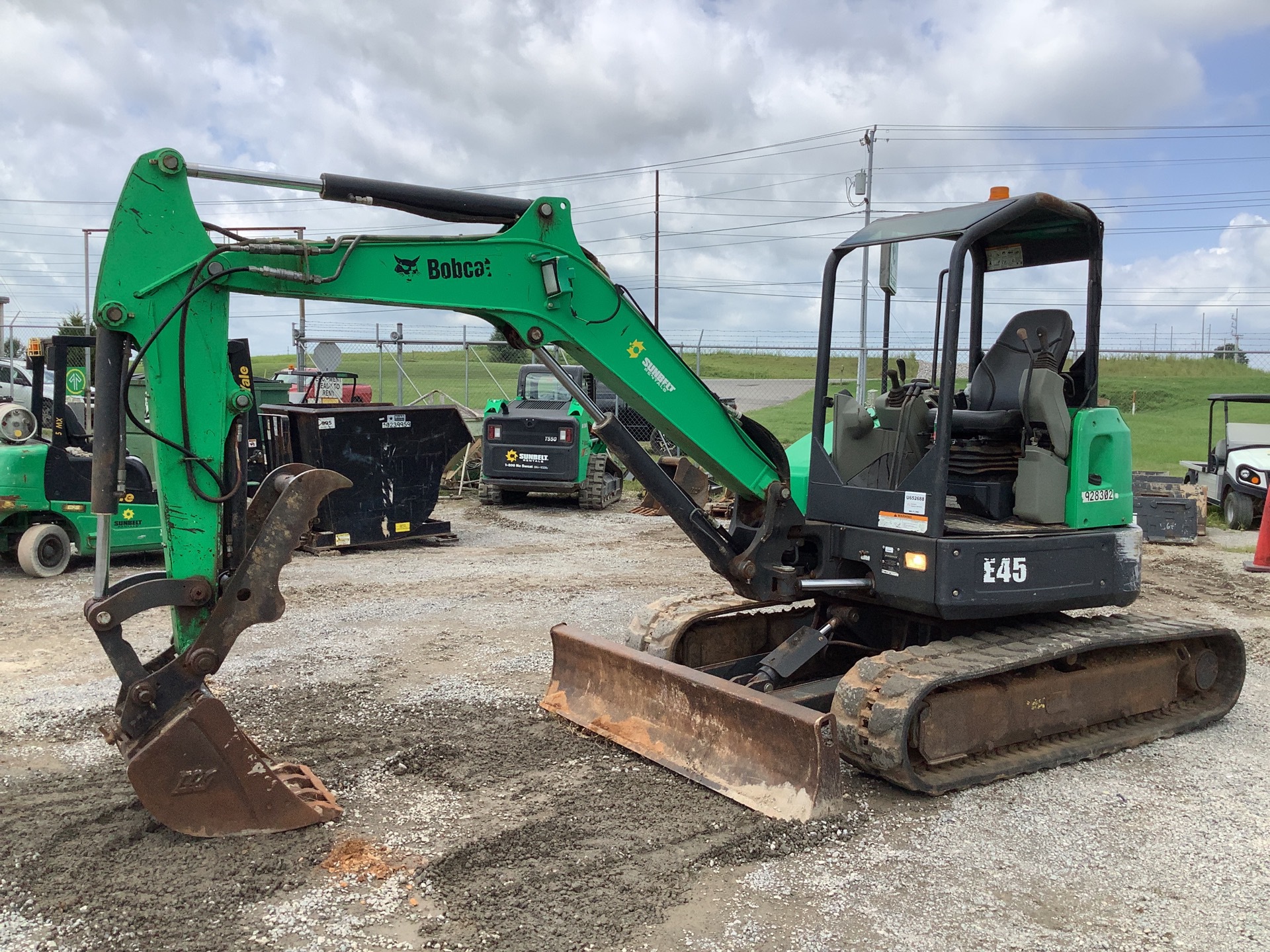 2016 Bobcat E45 Mini Excavator