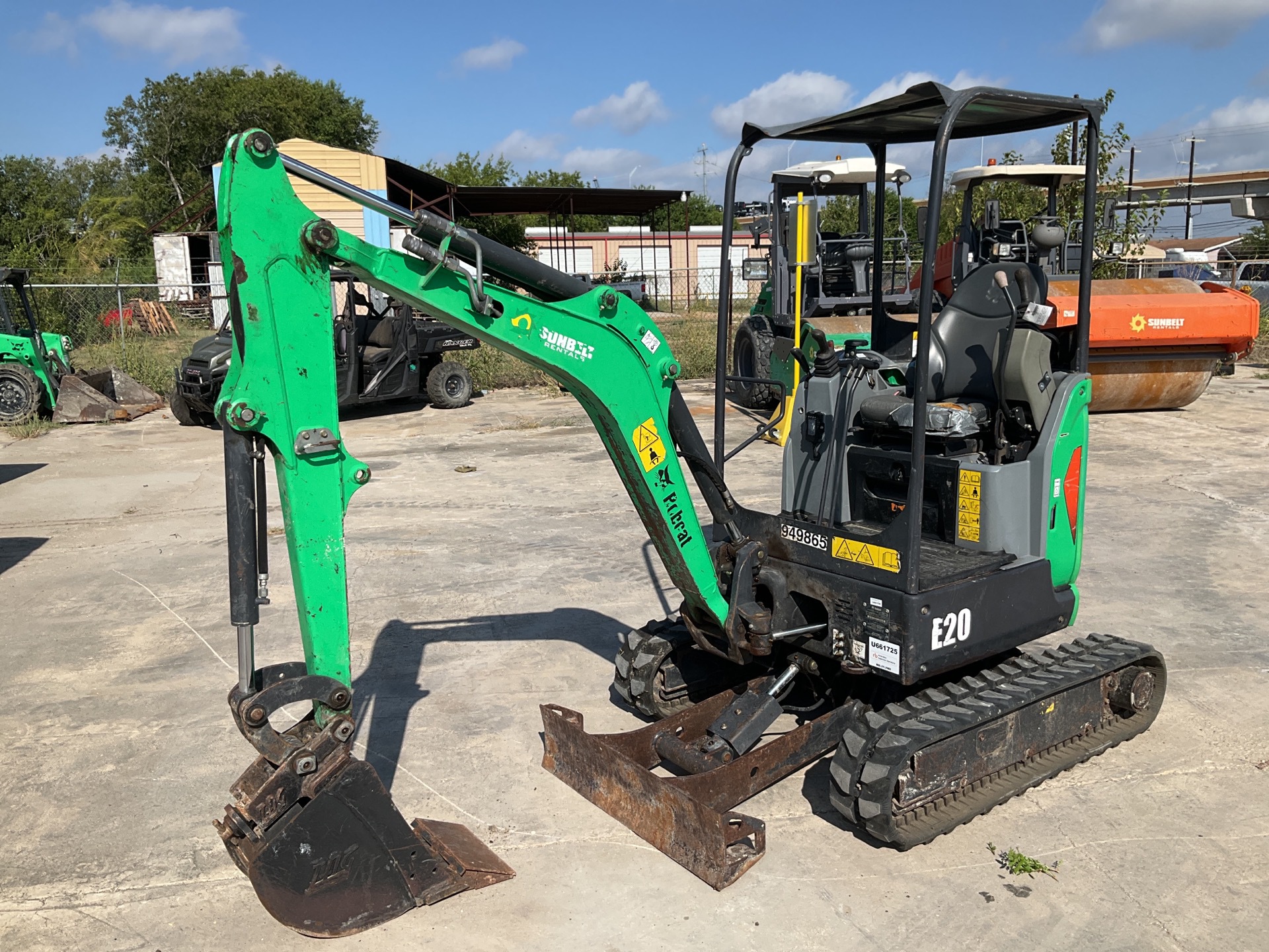 2016 Bobcat E20 Mini Excavator