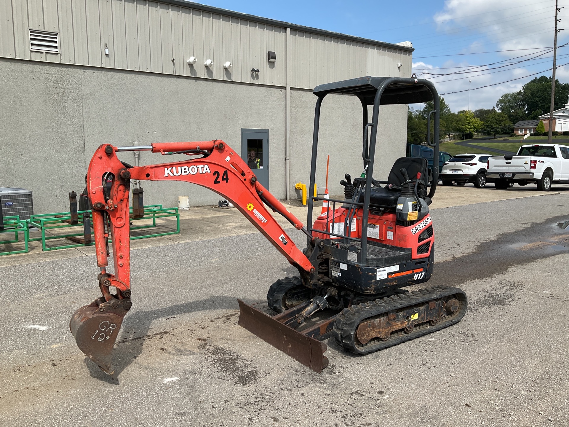 2016 Kubota U17 Mini Excavator