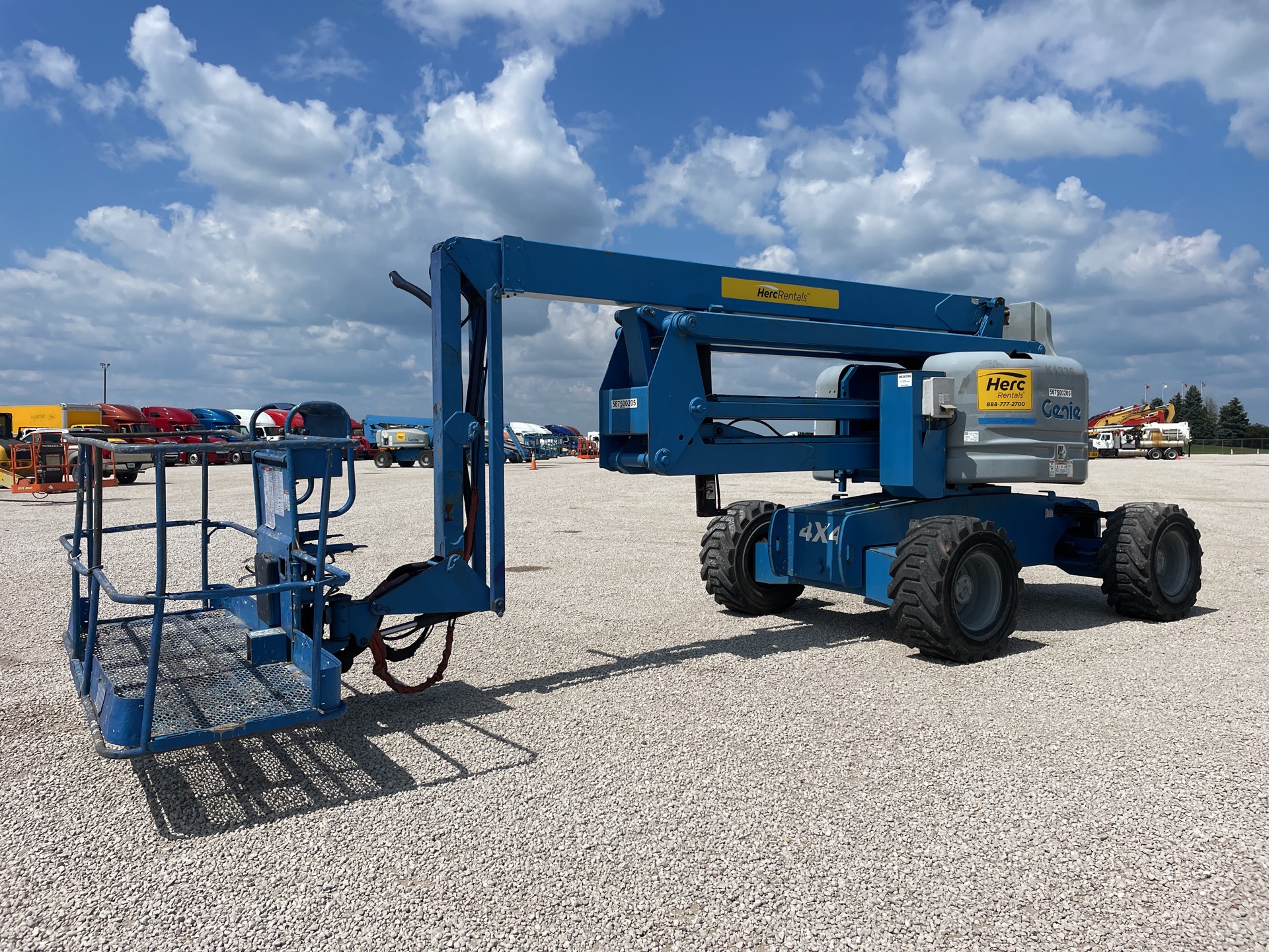 2007 Genie Z-60/34 4WD Articulating Boom Lift