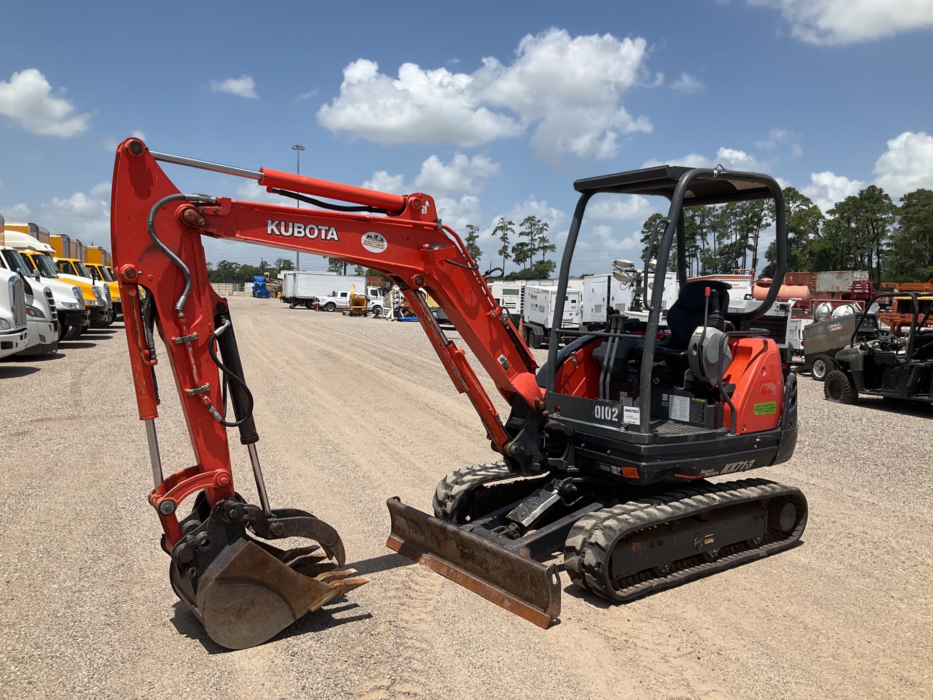 2017 Kubota KX71-3S Mini Excavator