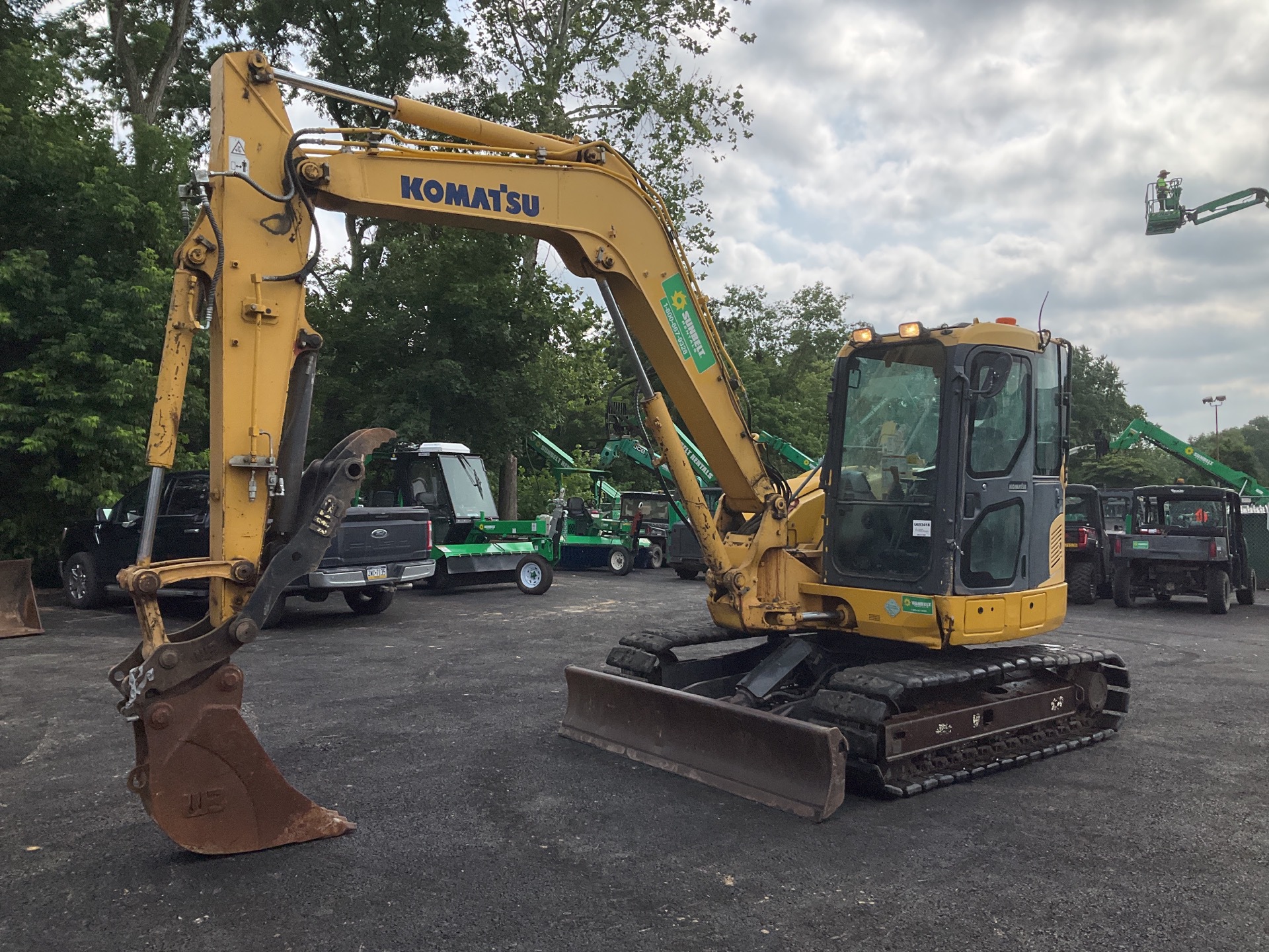 2014 Komatsu PC88MR-8 Tracked Excavator