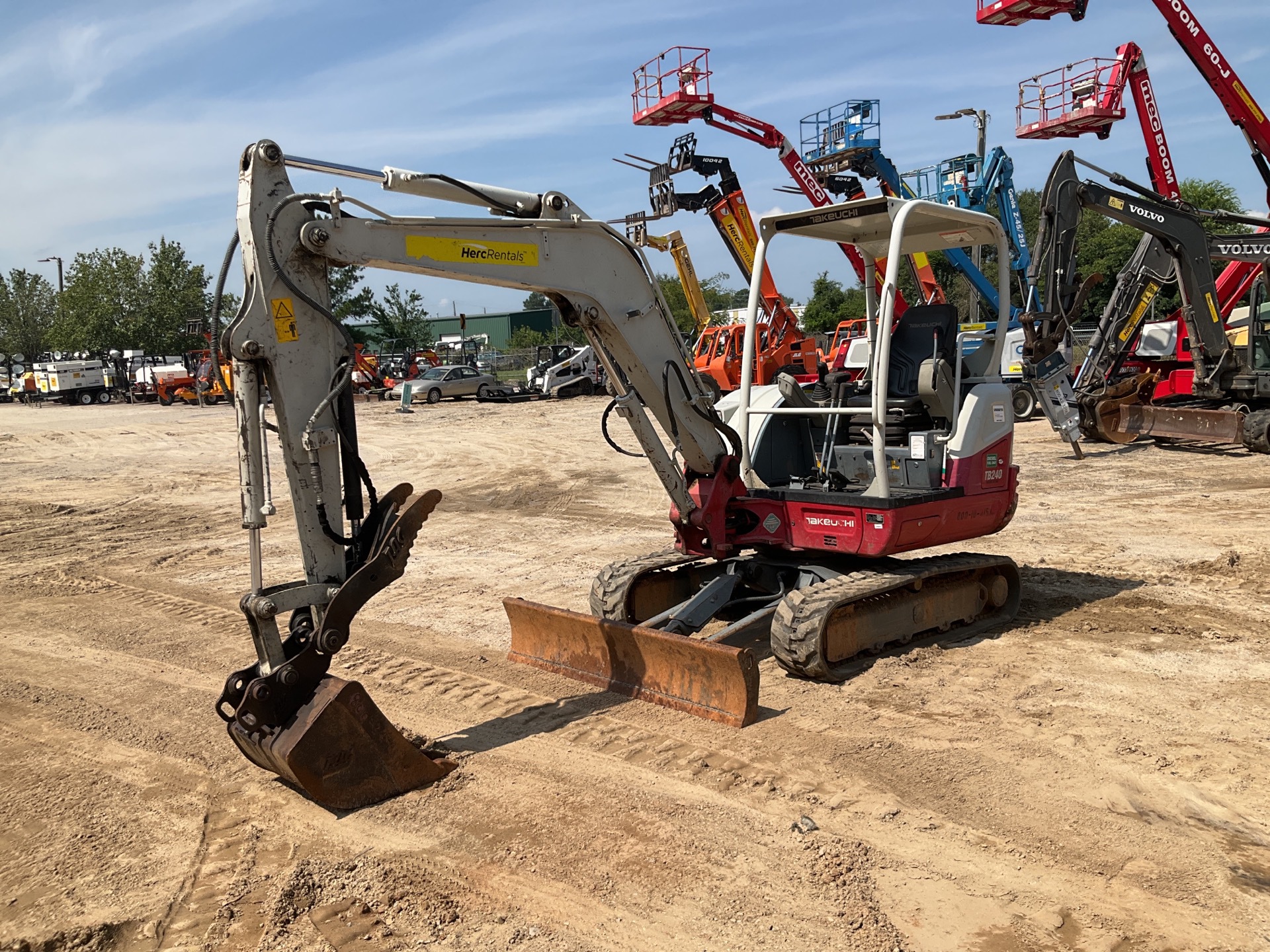 2016 Takeuchi TB240 Mini Excavator