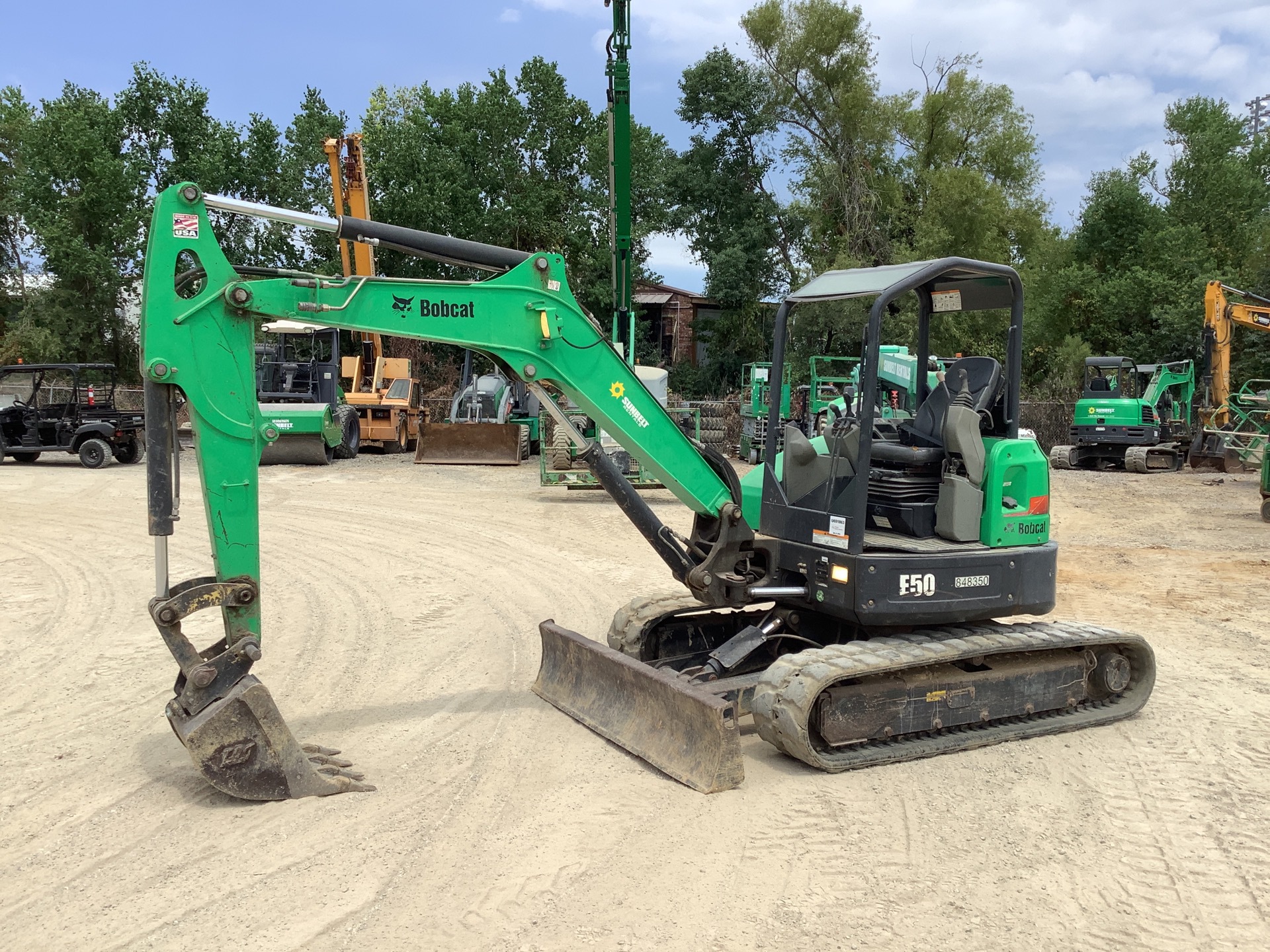 2016 Bobcat E50 Mini Excavator