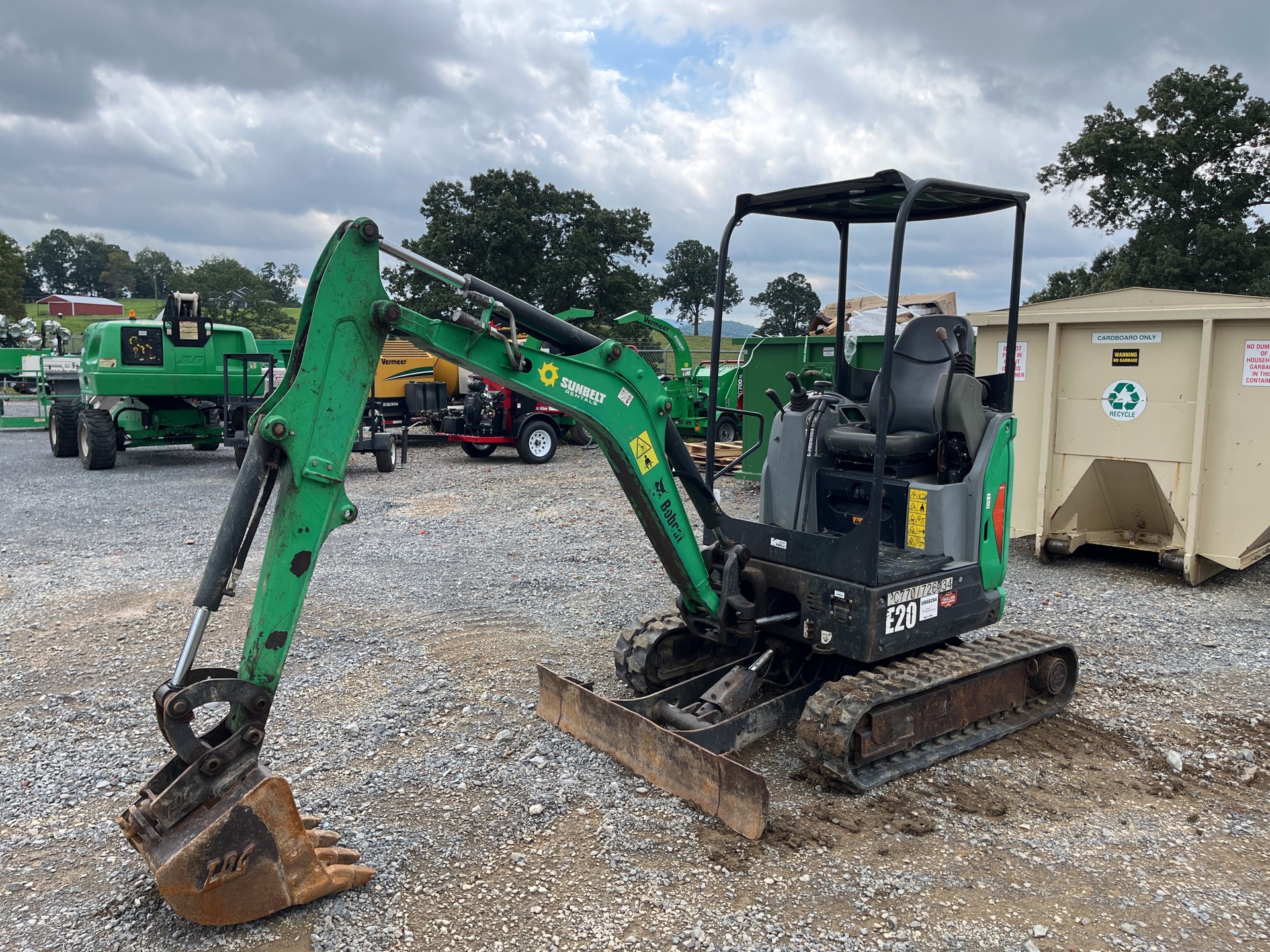 2015 Bobcat E20 Mini Excavator