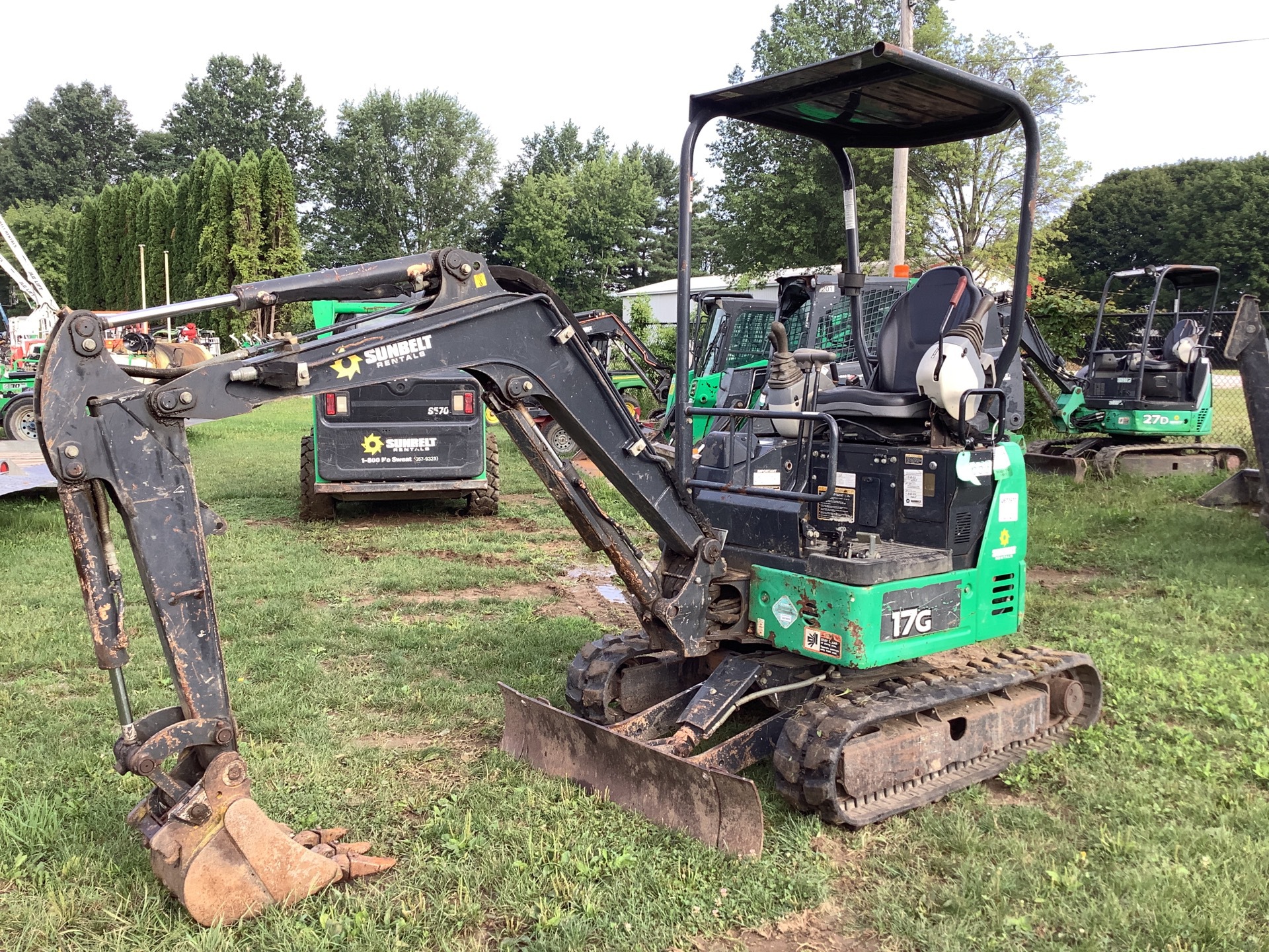 2015 John Deere 17G Mini Excavator