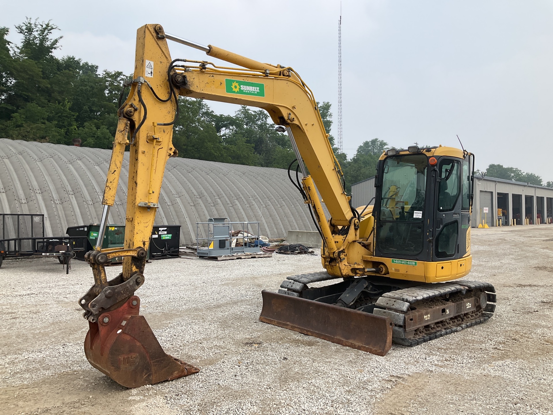 2014 Komatsu PC88MR-8 Tracked Excavator