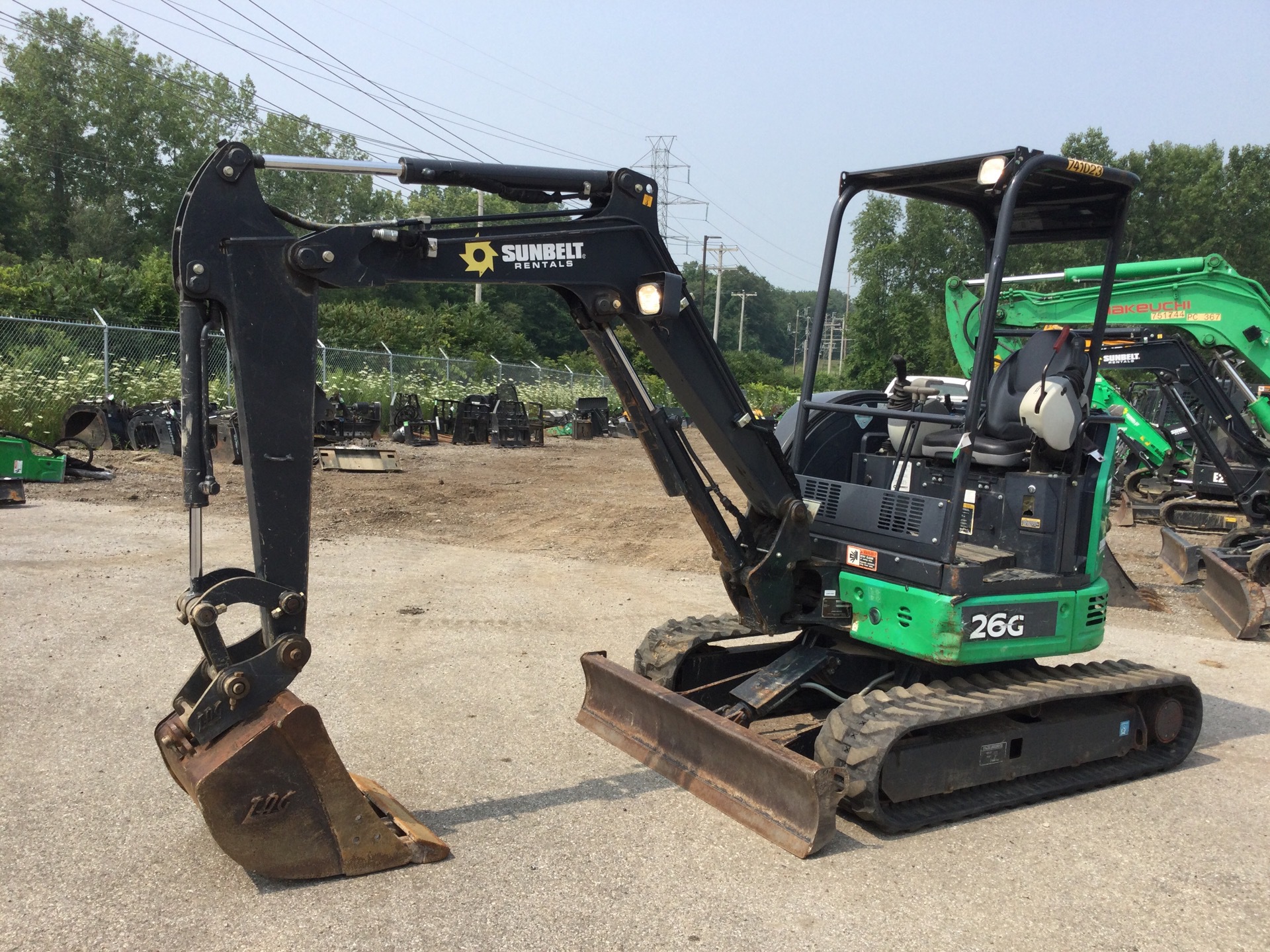 2015 John Deere 26G Mini Excavator