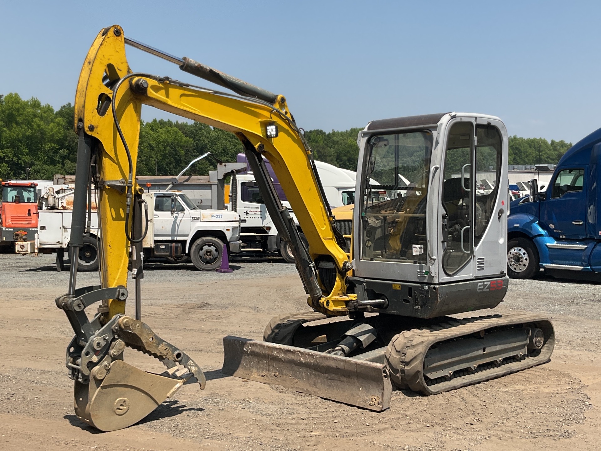 2017 Wacker Neuson EZ53 Mini Excavator