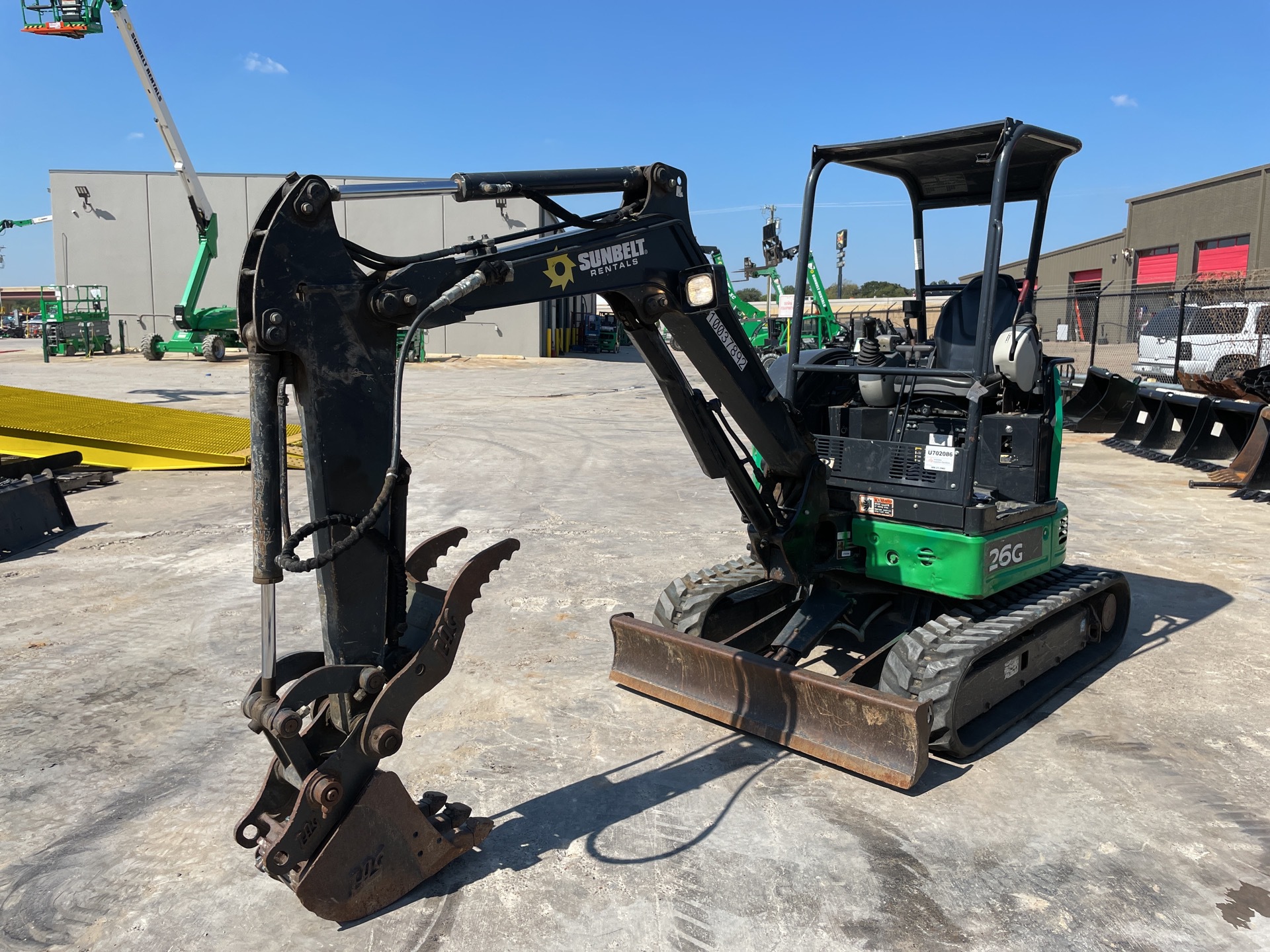 2018 John Deere 26G Mini Excavator