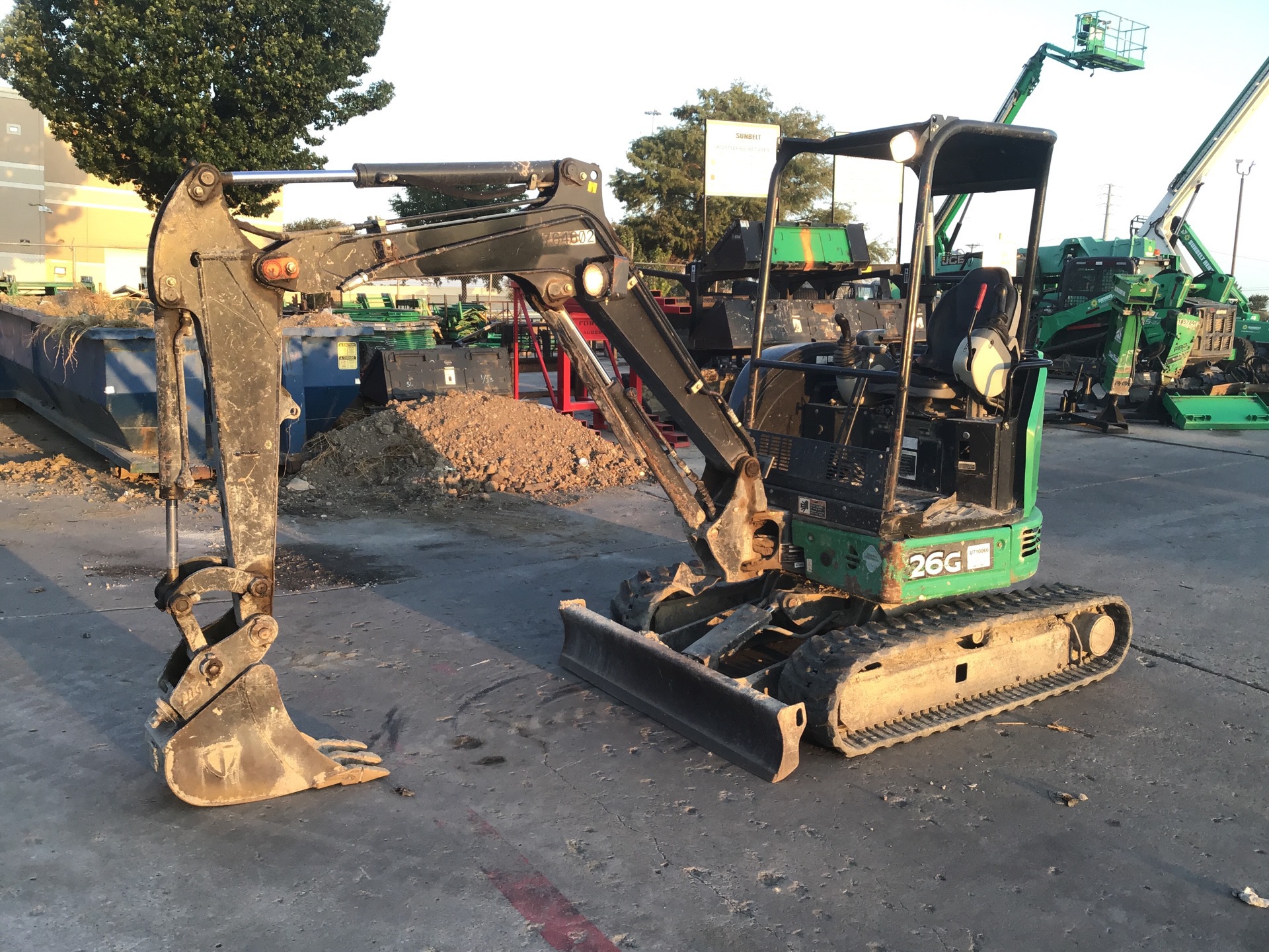 2015 John Deere 26G Mini Excavator