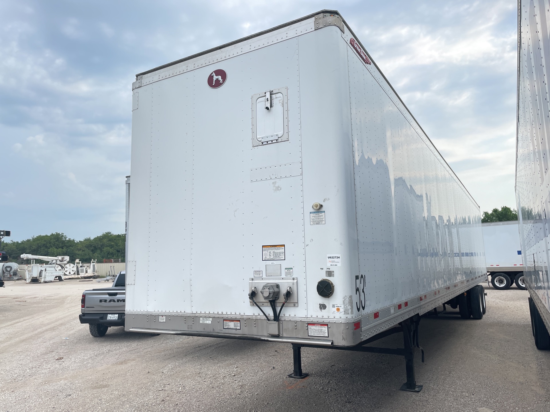 2017 Great Dane CS1 53 ft T/A Van Trailer