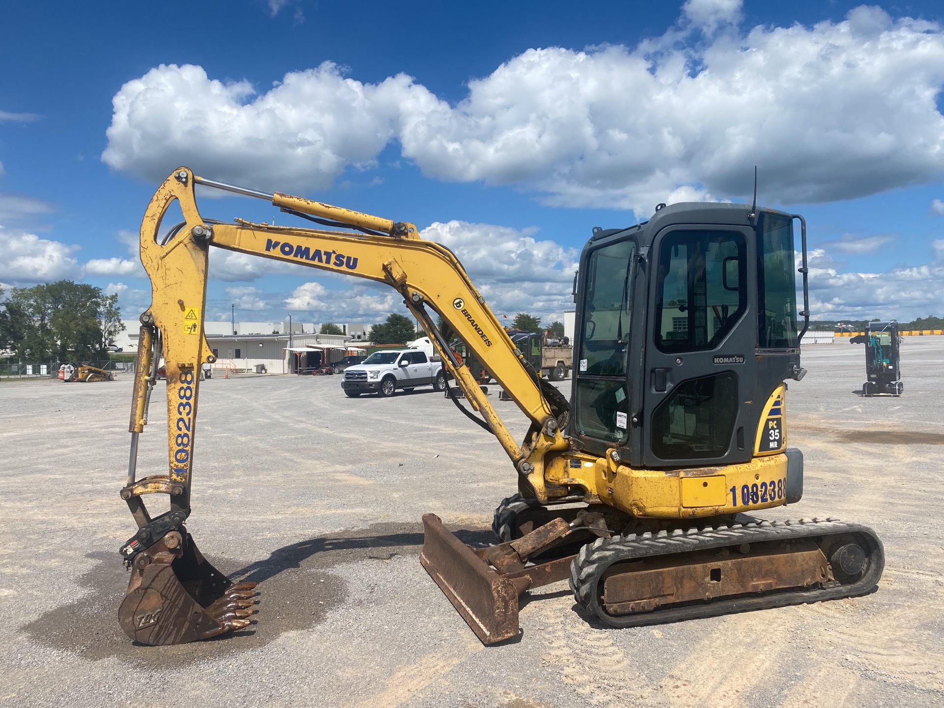 2014 Komatsu PC35MR-3 Mini Excavator