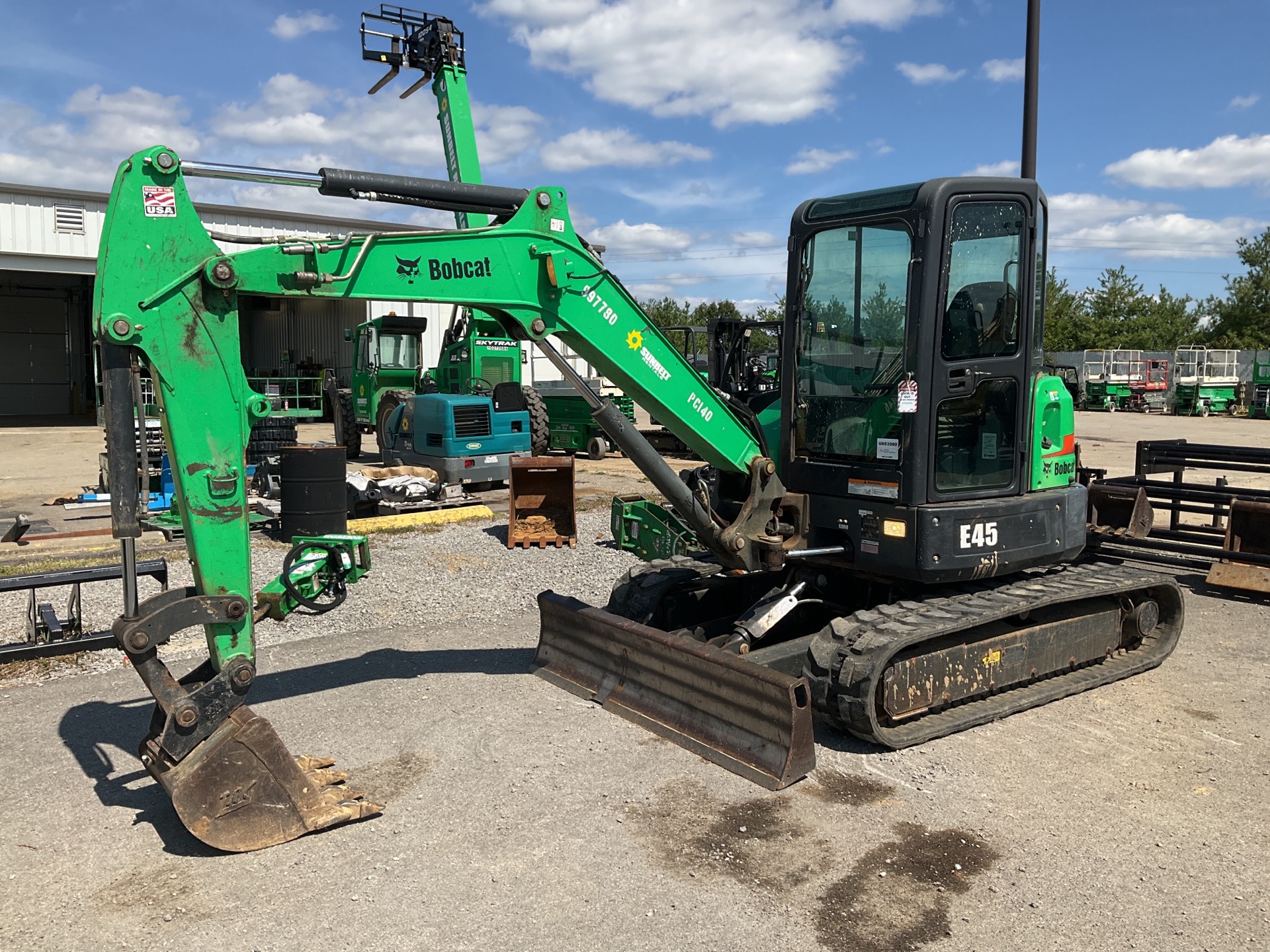 2017 Bobcat E45 Mini Excavator