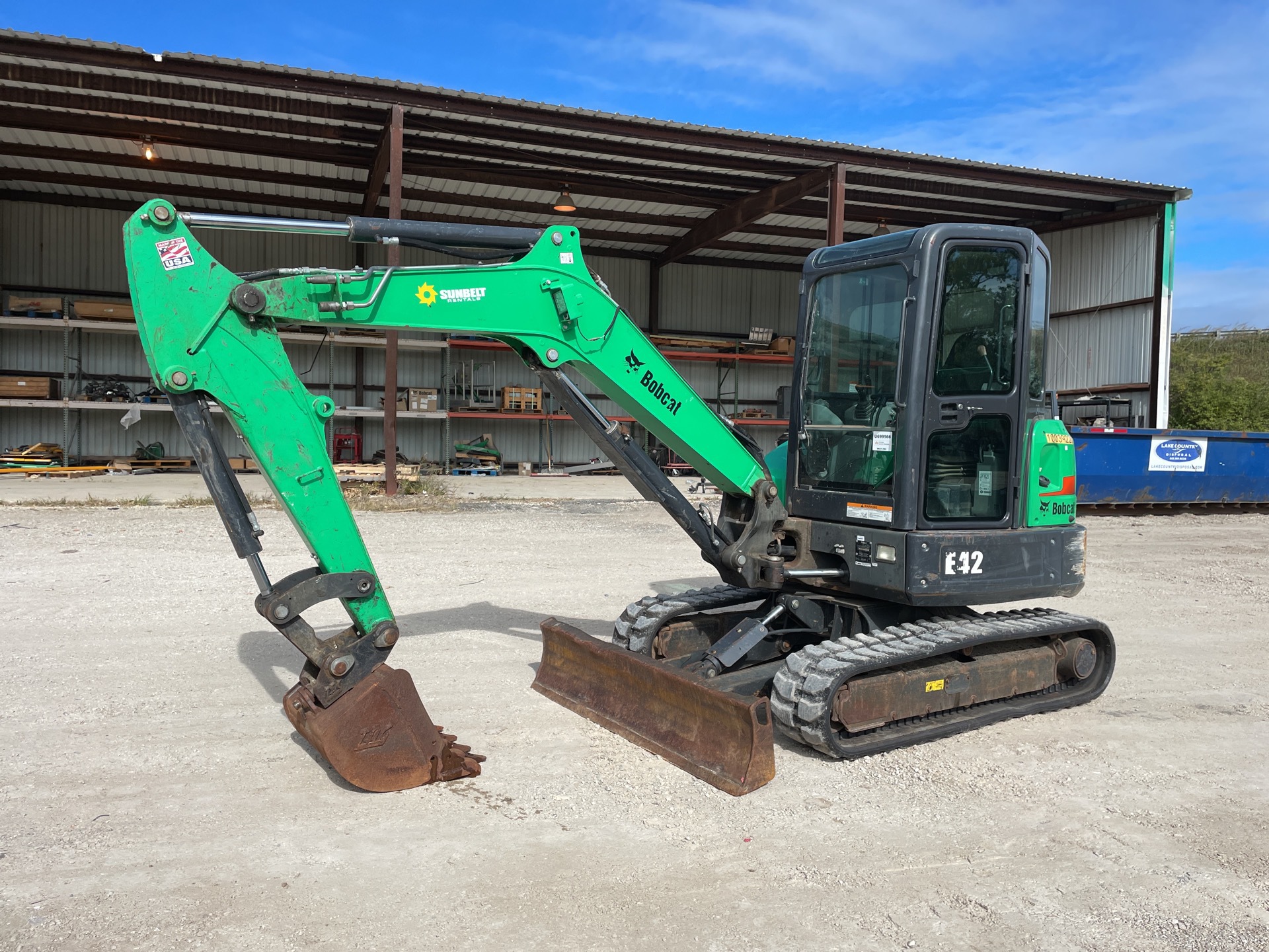 2018 Bobcat E42 Mini Excavator