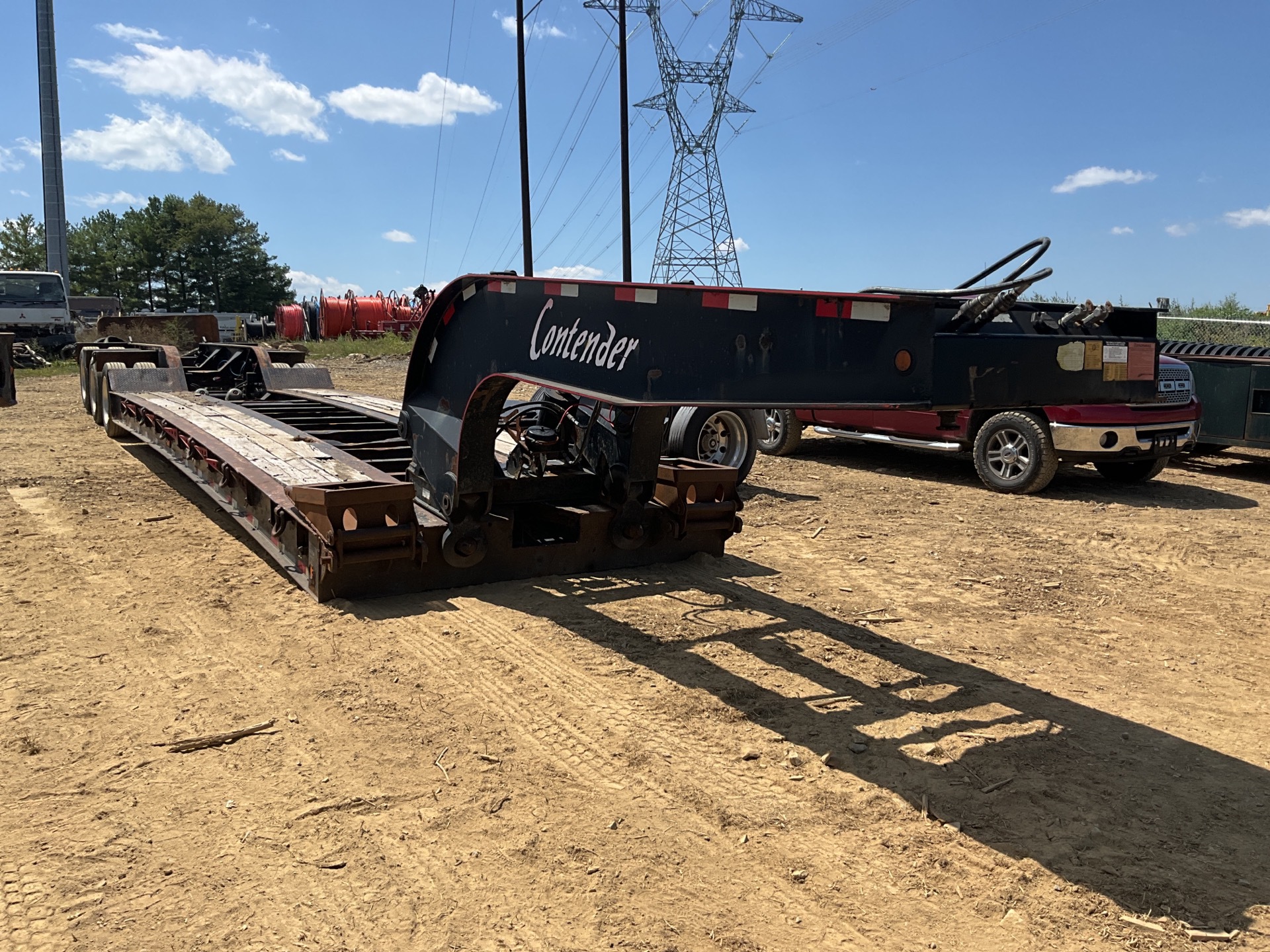 2014 Pitts LB51-22D Tri/A Lowboy Trailer