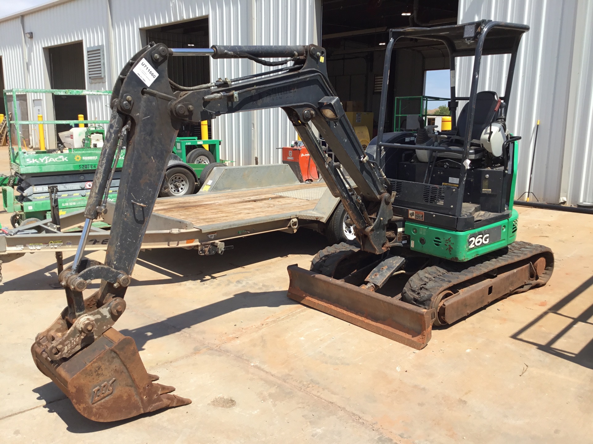 2017 John Deere 26G Mini Excavator