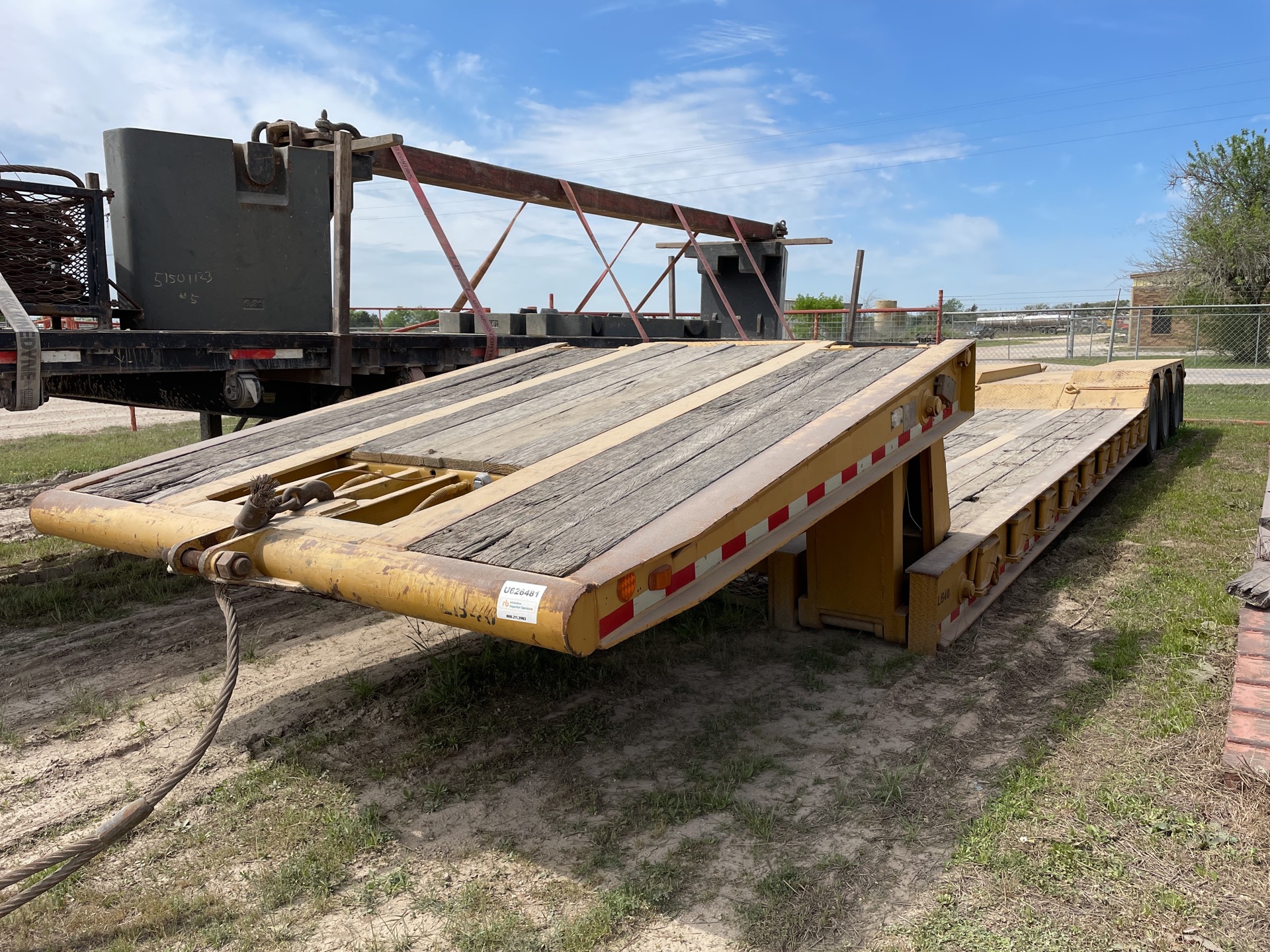 1990 Etnyre  Tri/A Lowboy Trailer