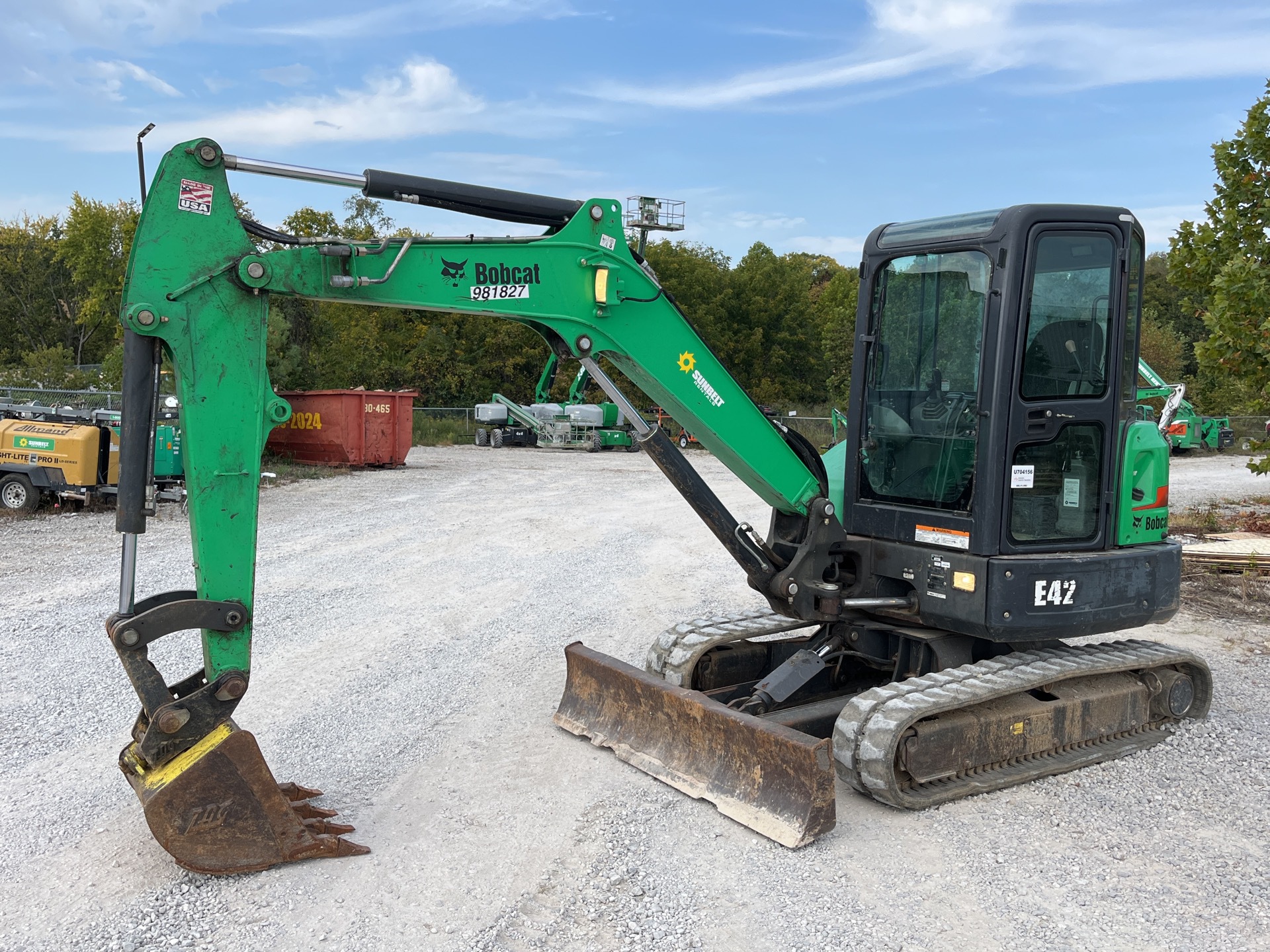 2017 Bobcat E42 Mini Excavator